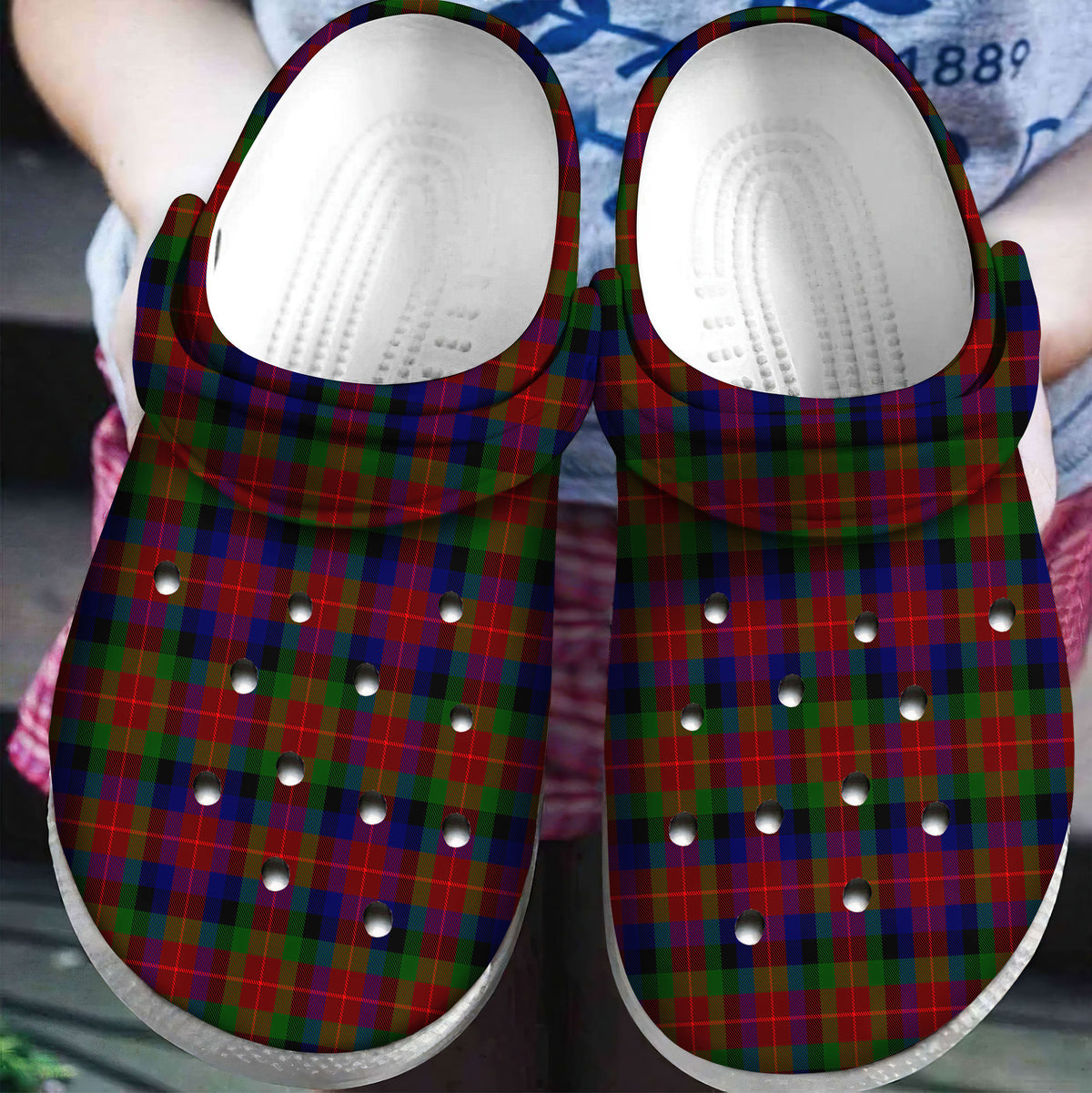 Tennant Tartan Plaid Crocs