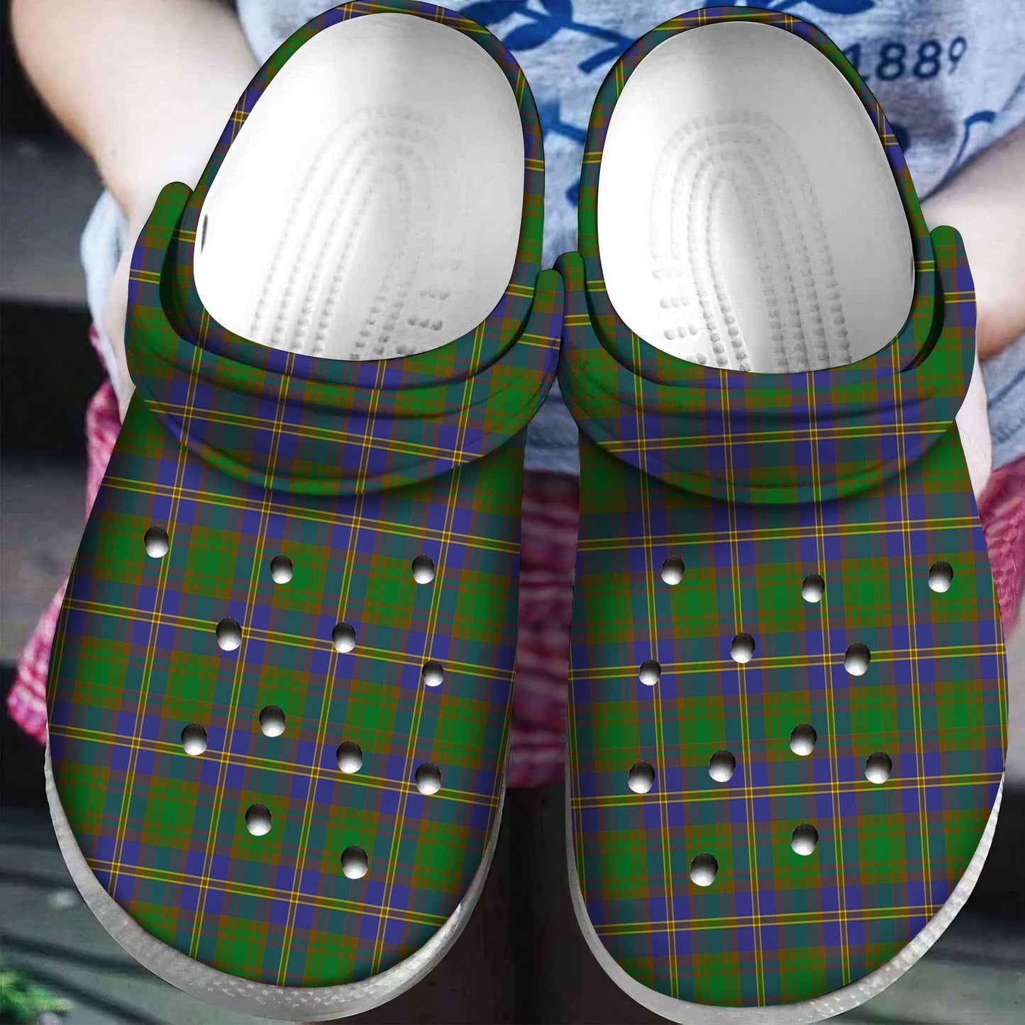 Strange of Balkaskie Tartan Plaid Crocs