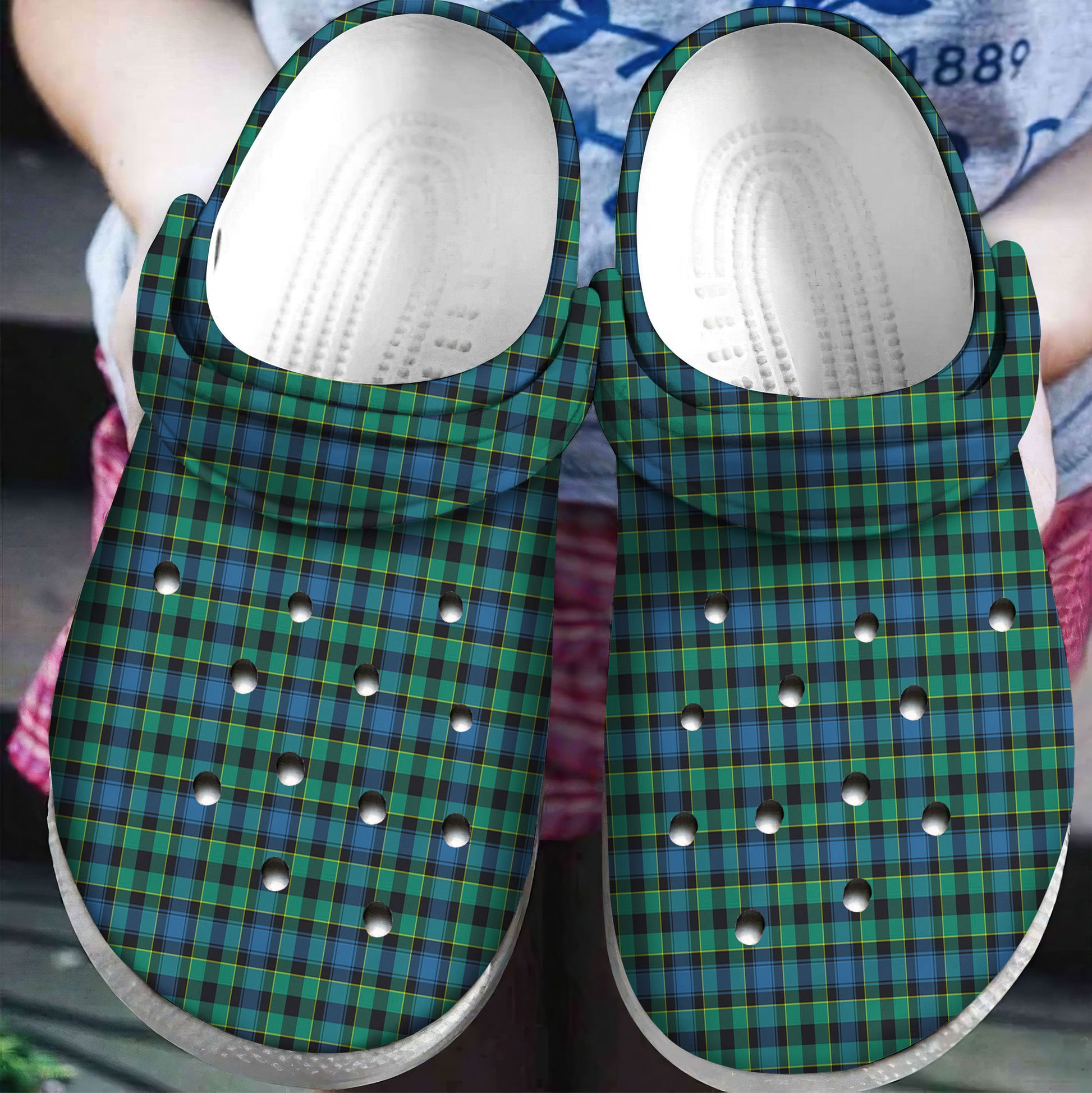 Mowat Tartan Plaid Crocs