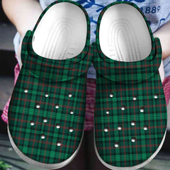 Ross Hunting Modern Tartan Plaid Crocs