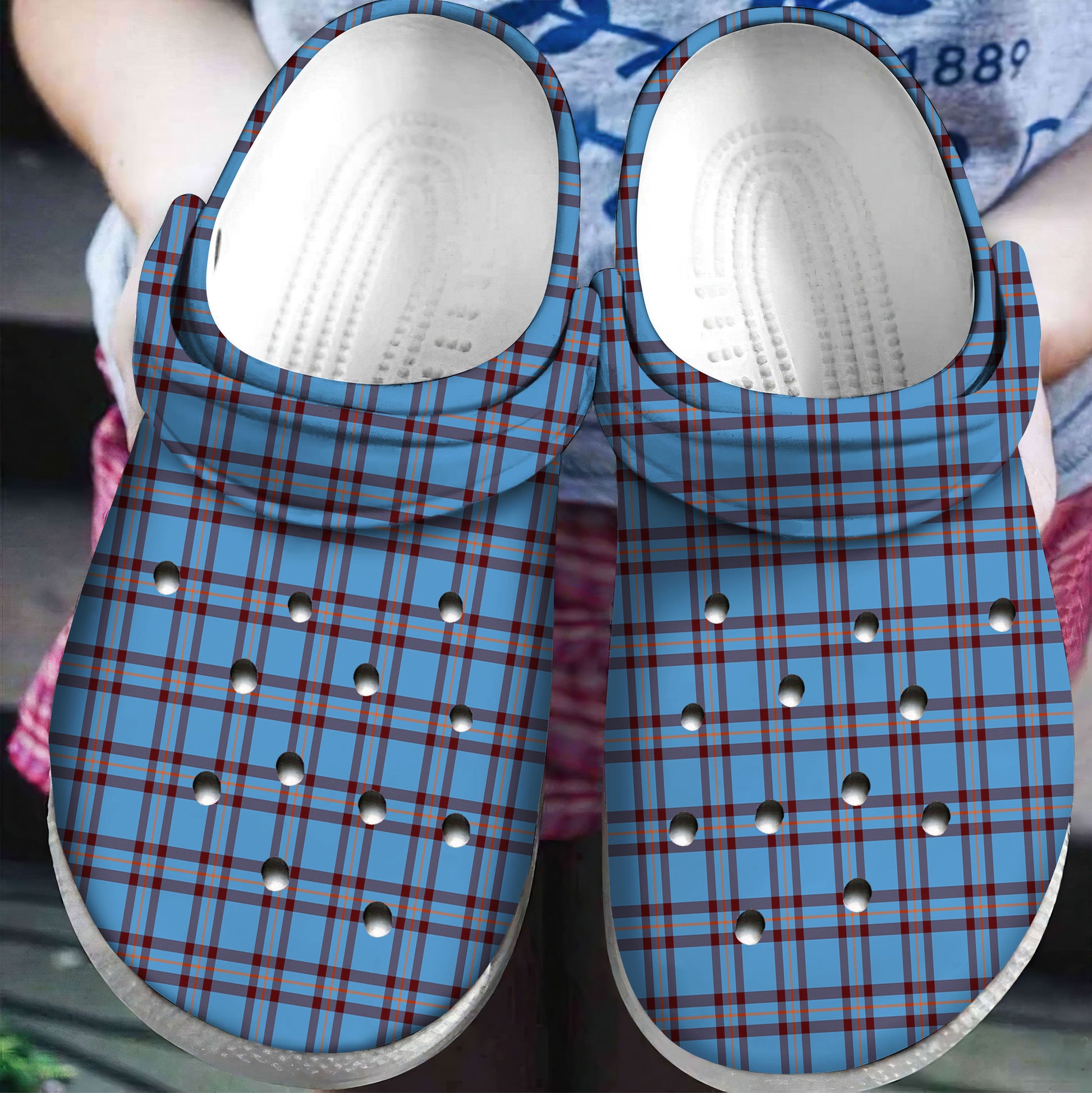 Elliot Ancient Tartan Plaid Crocs