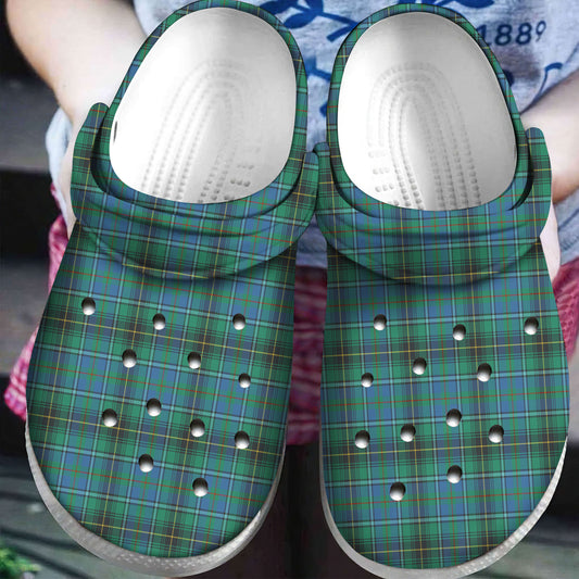 MacInnes Ancient Tartan Plaid Crocs