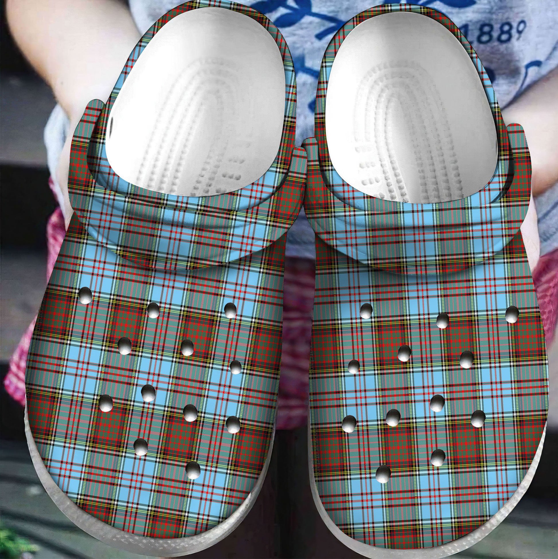 Anderson Ancient Tartan Plaid Crocs