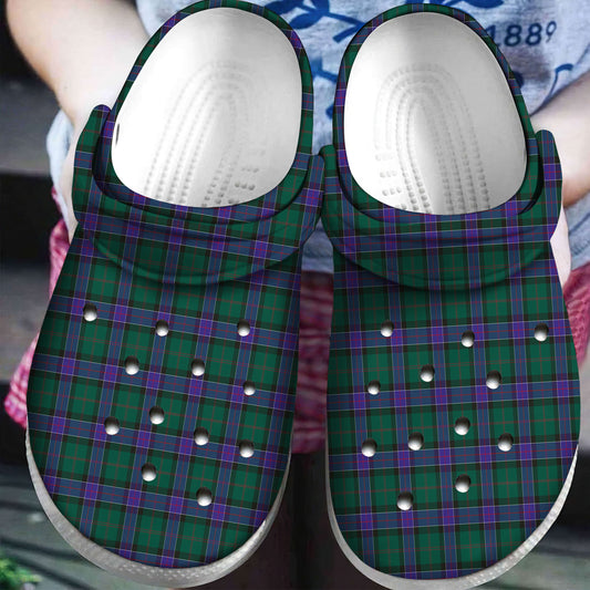 Sinclair Hunting Modern Tartan Plaid Crocs