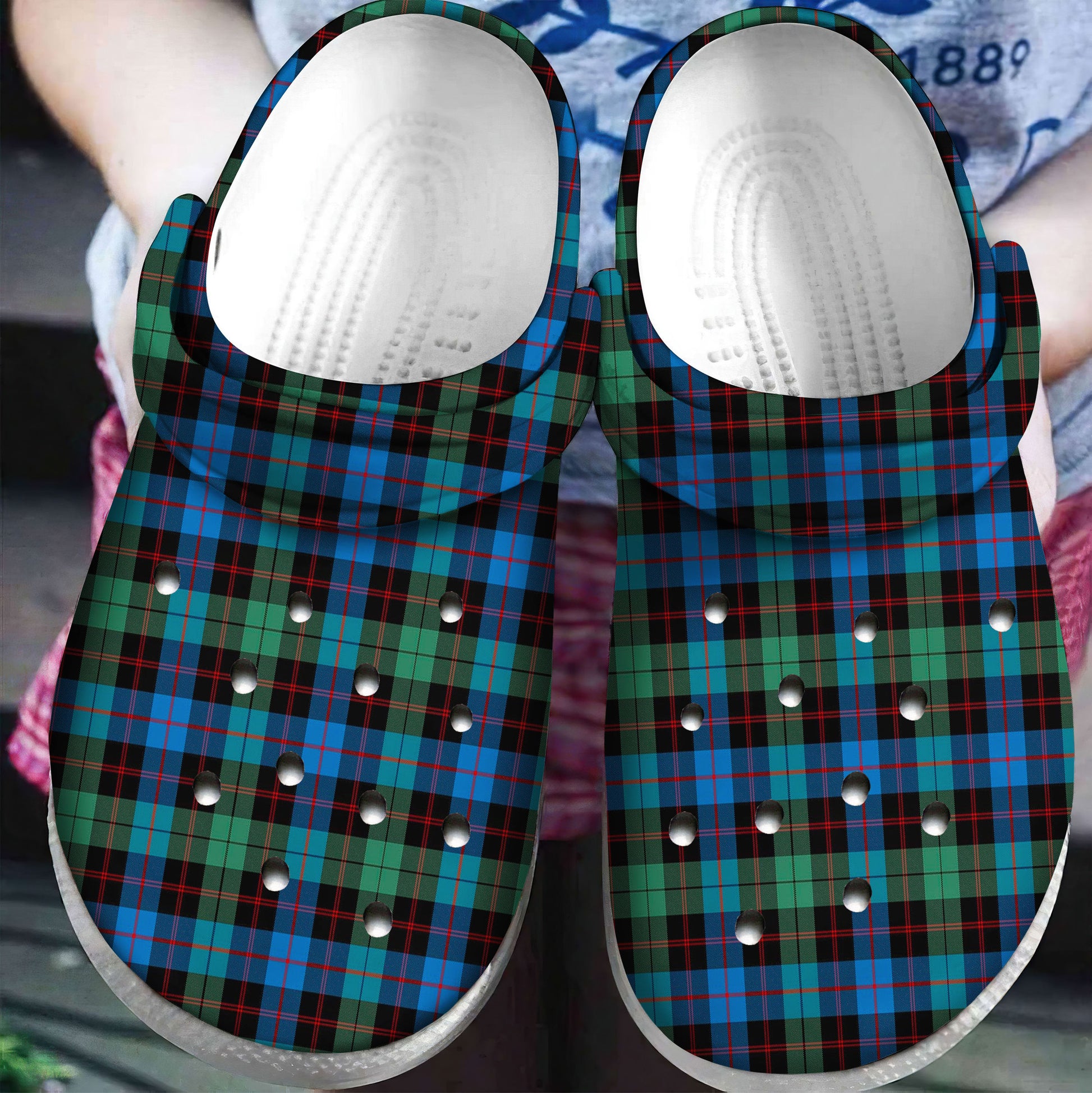 Guthrie Ancient Tartan Plaid Crocs