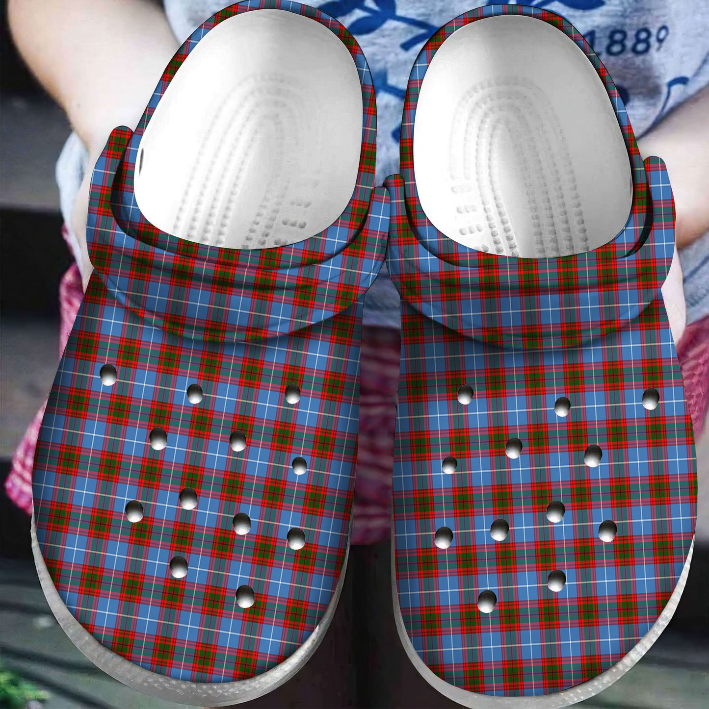 Newton (Edingburg) Tartan Plaid Crocs