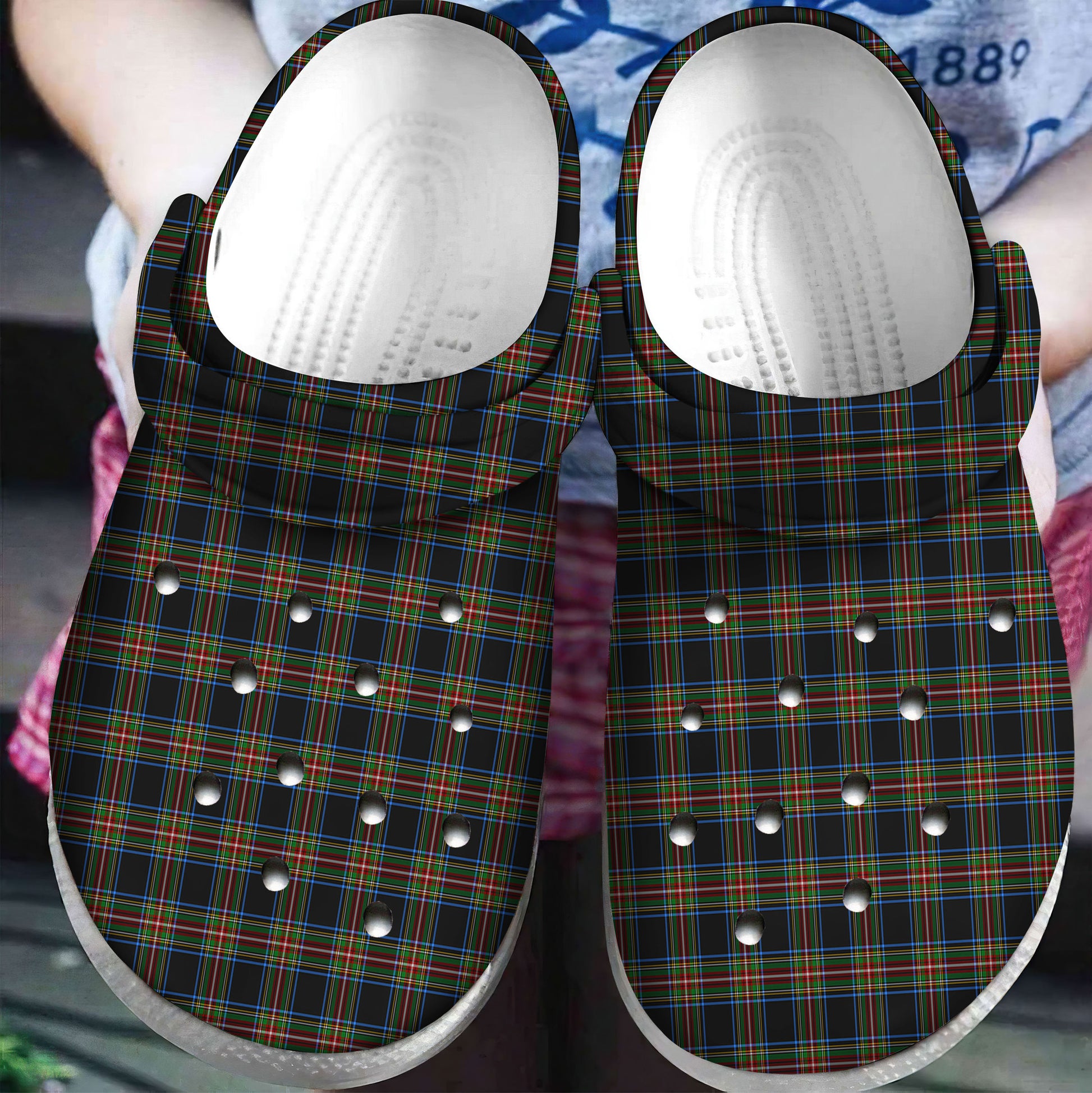 Lyle Tartan Plaid Crocs