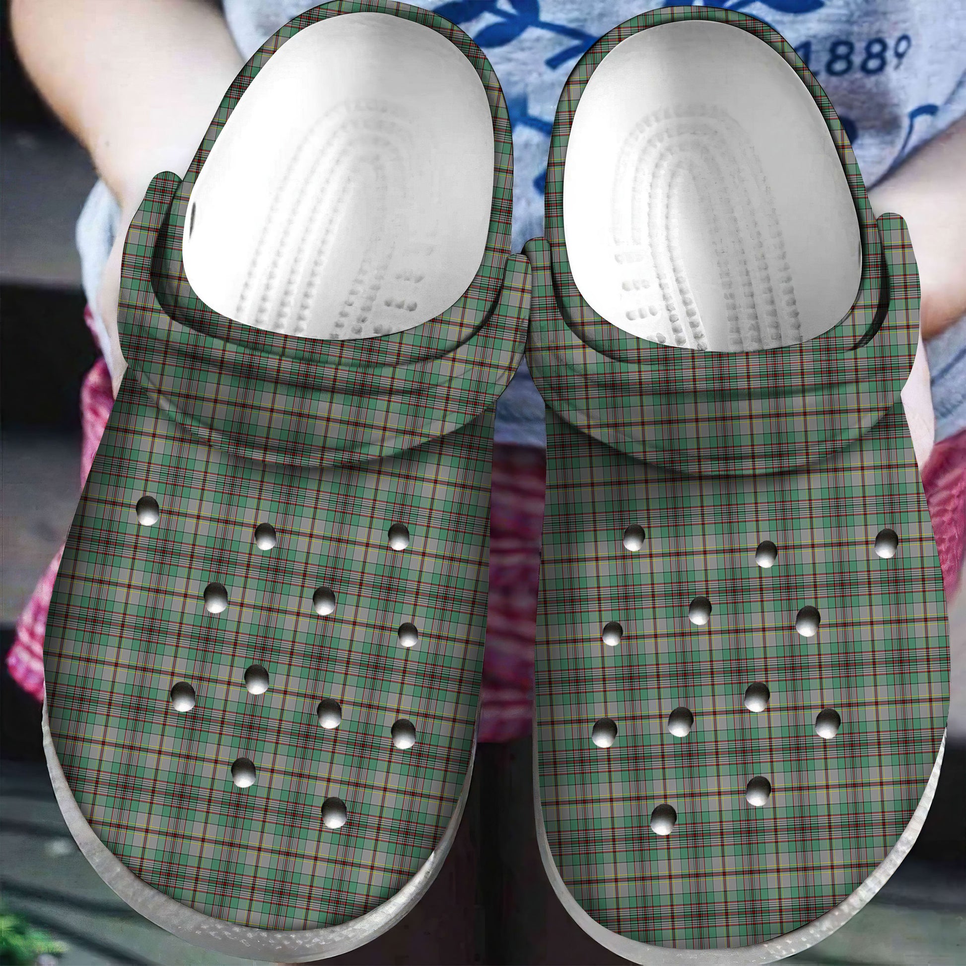 Craig Tartan Plaid Crocs