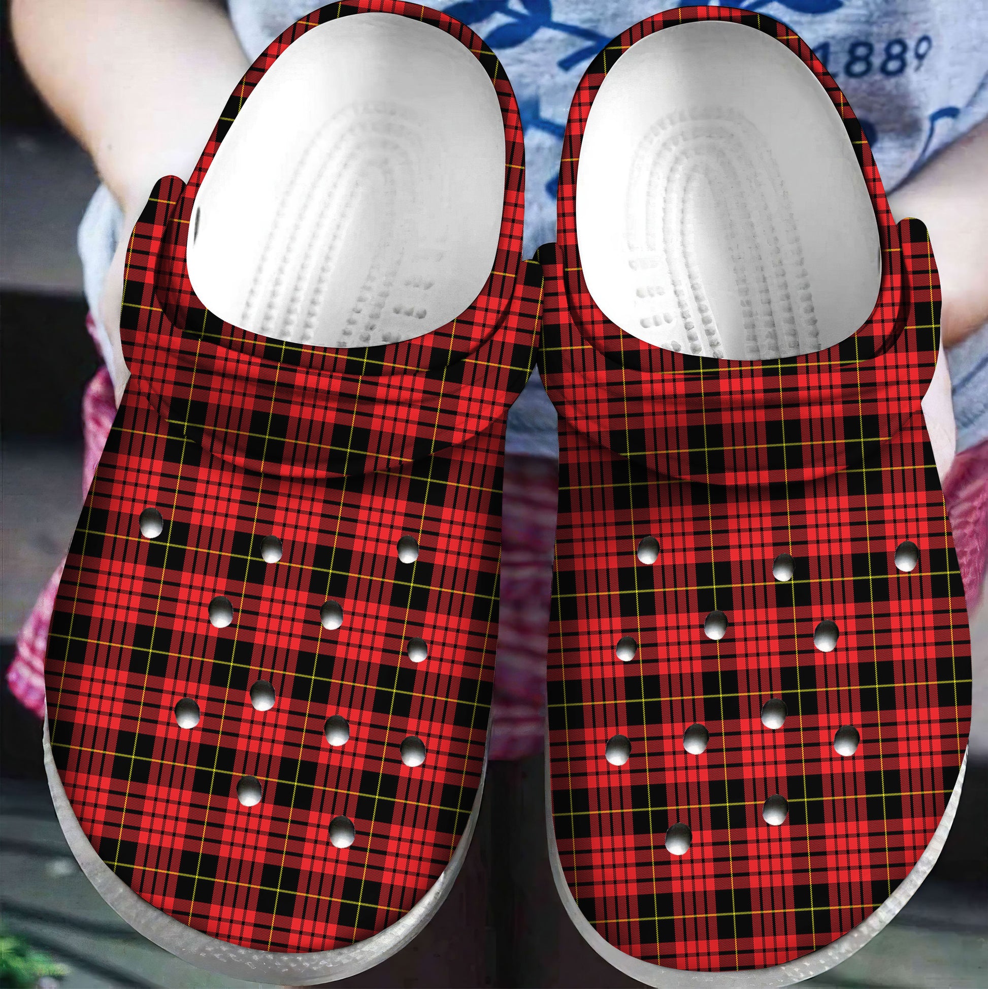 MacQueen Modern Tartan Plaid Crocs