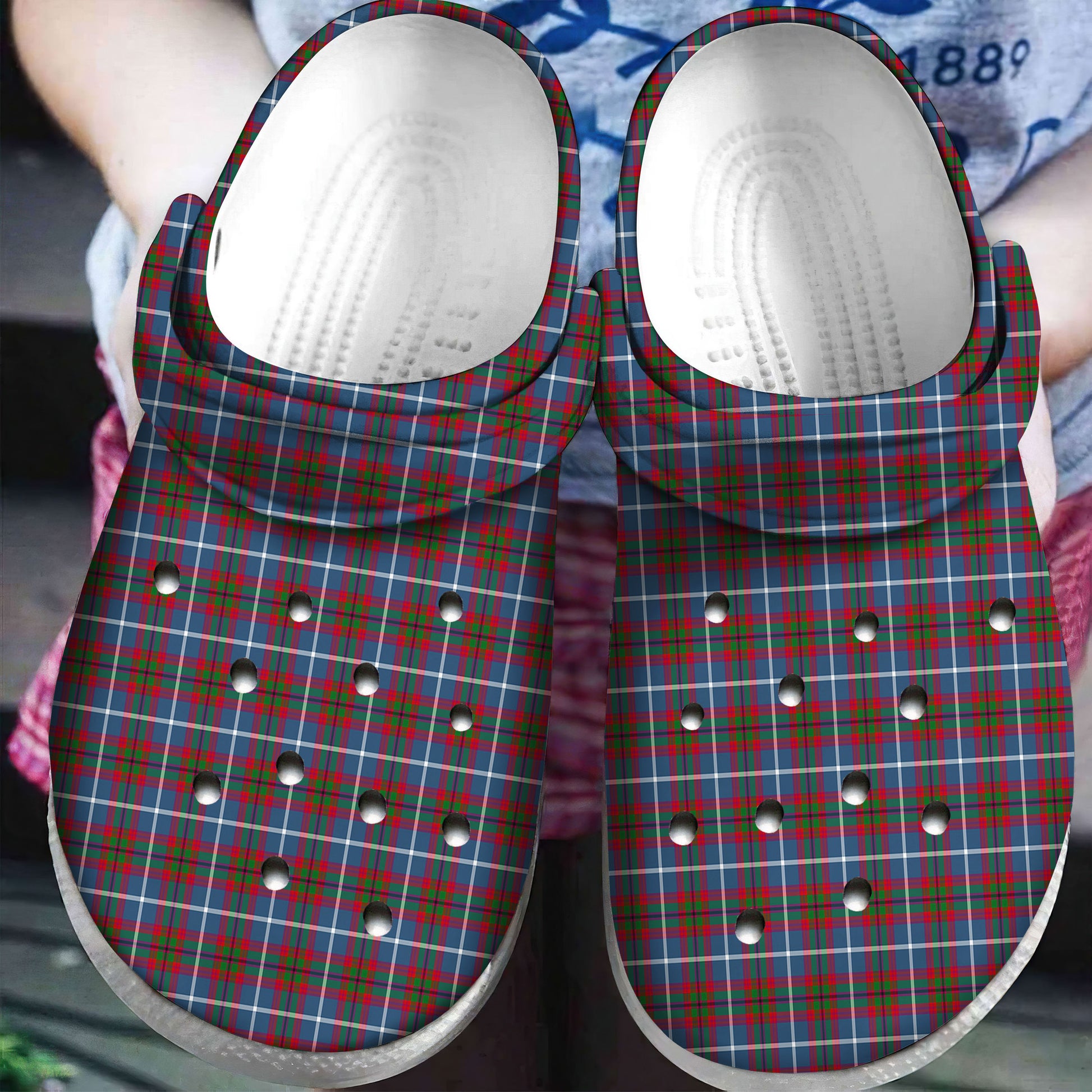 Dalmahoy Tartan Plaid Crocs