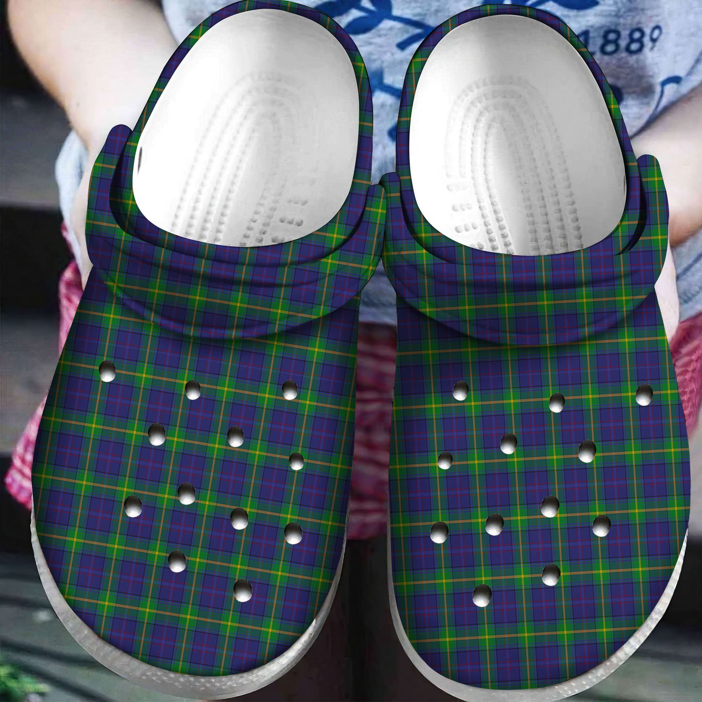 Boyle Tartan Plaid Crocs