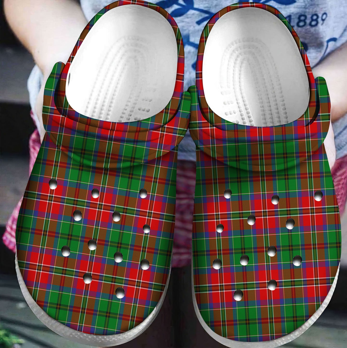 MacCulloch Tartan Plaid Crocs