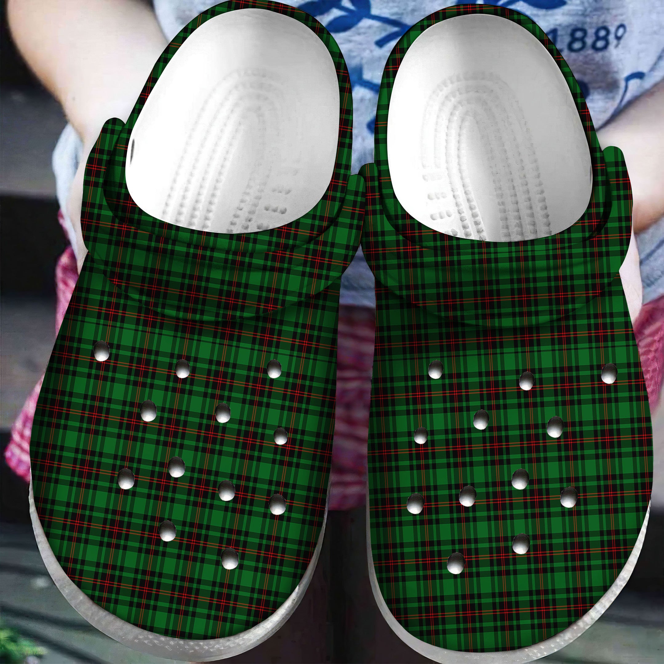 Beveridge Tartan Plaid Crocs