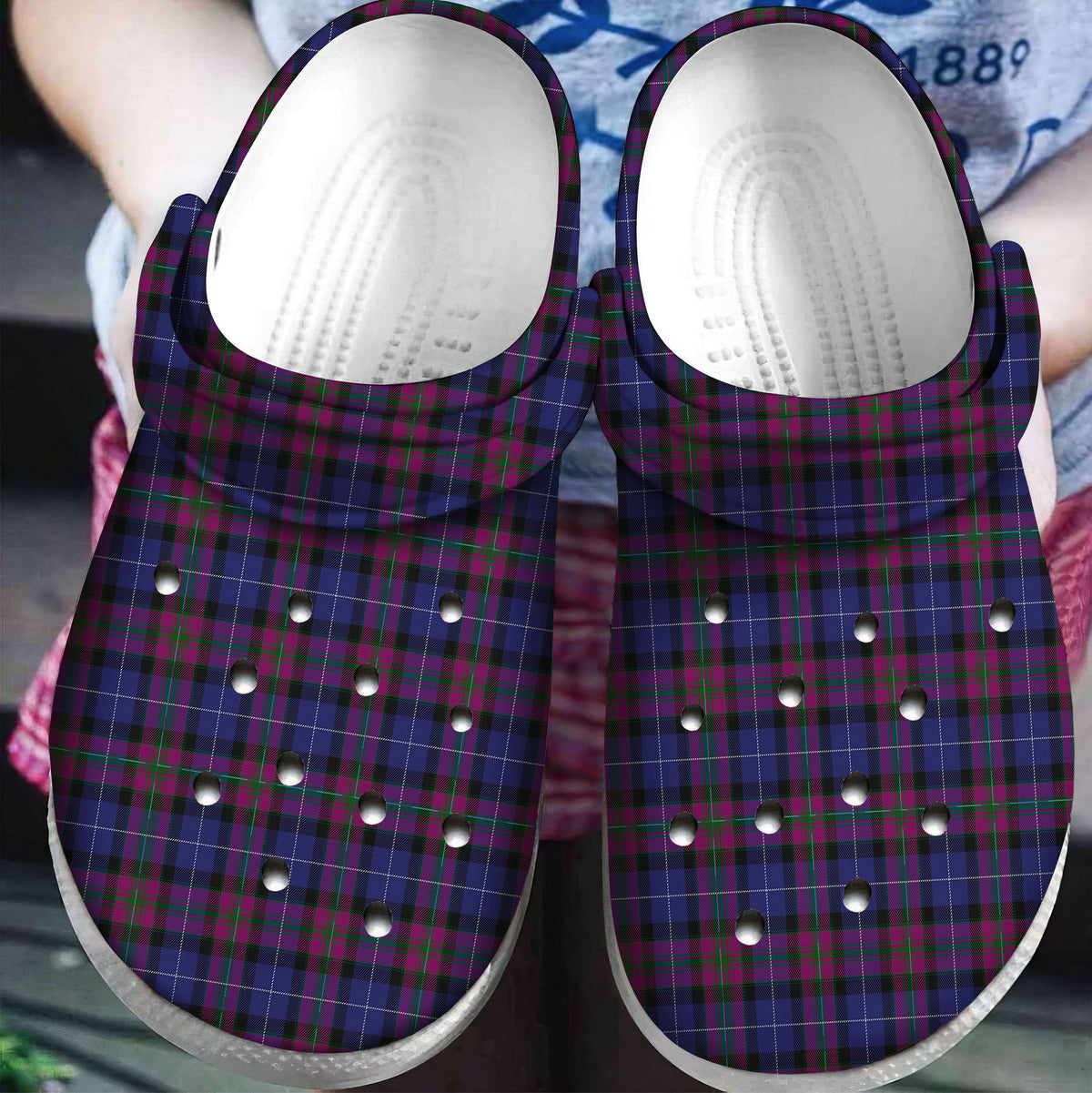 Pride of Scotland Tartan Plaid Crocs