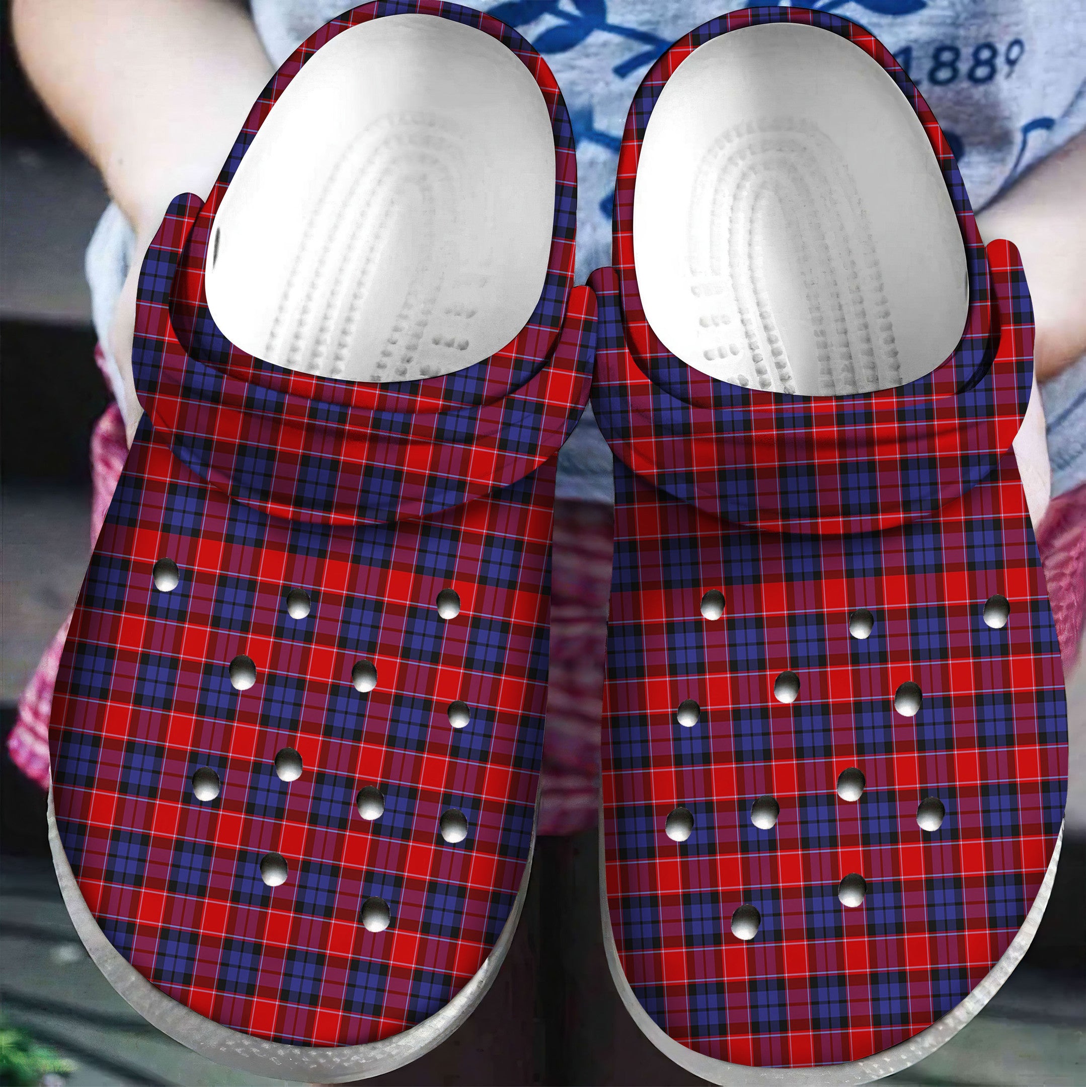 Haldane 1 Tartan Plaid Crocs