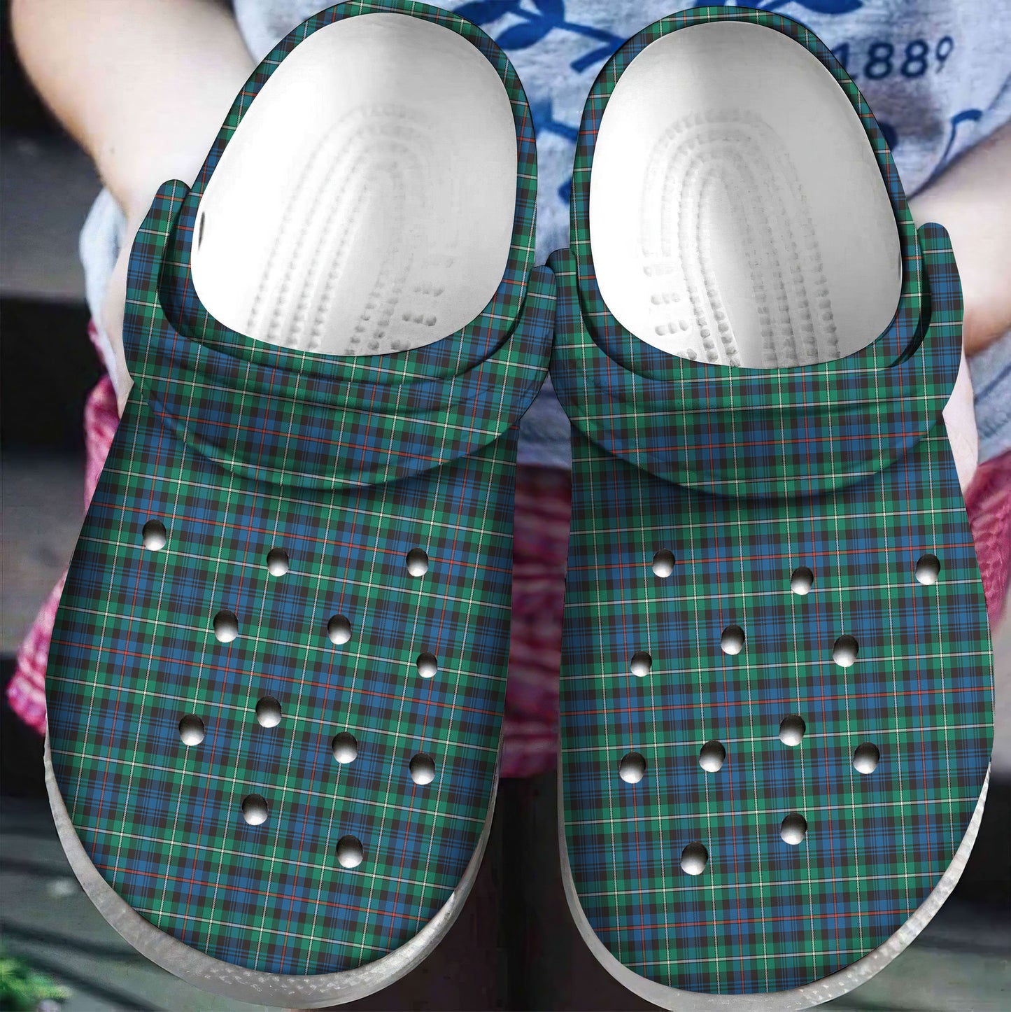 MacKenzie Ancient Tartan Plaid Crocs