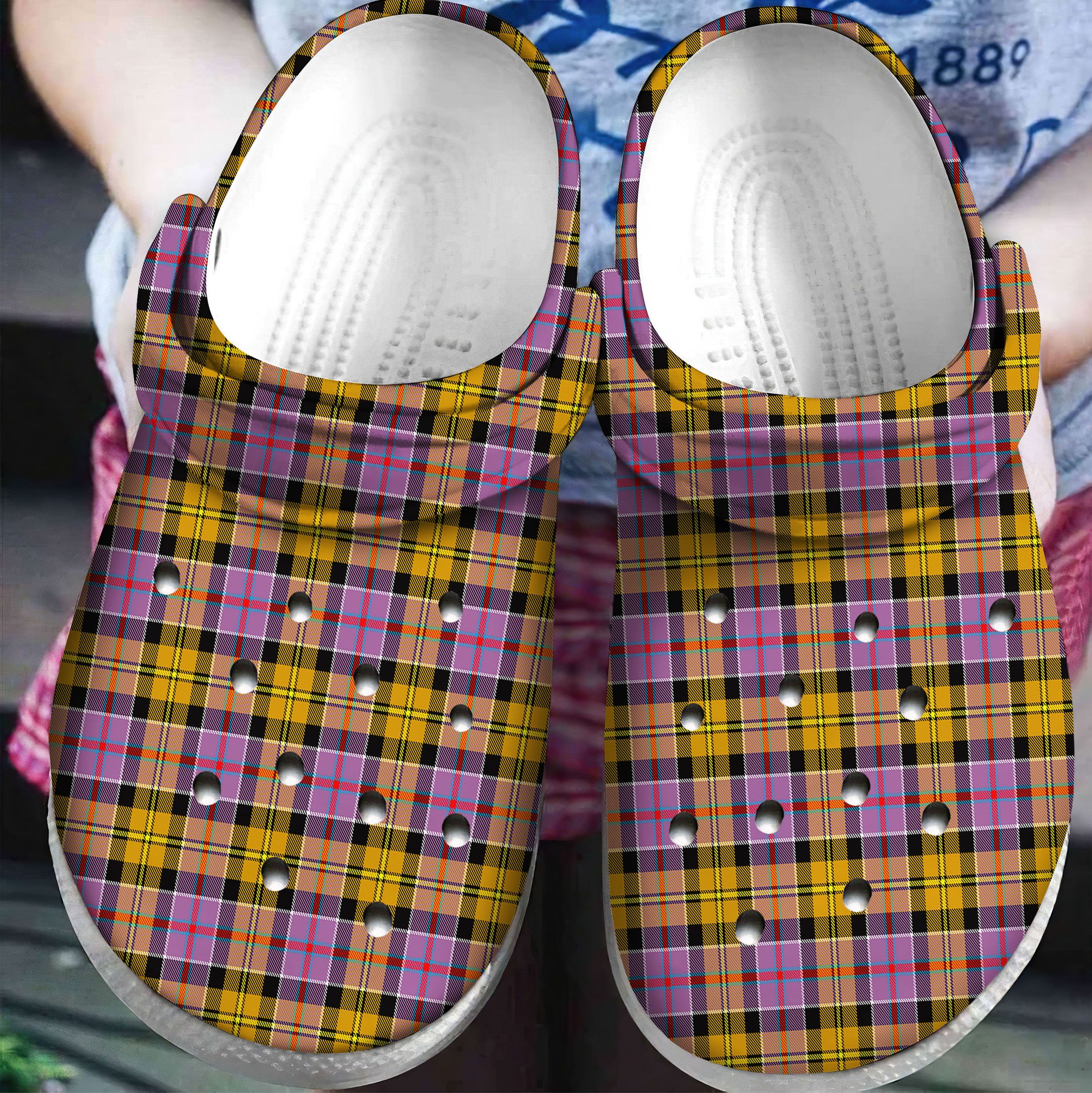 Culloden Ancient Tartan Plaid Crocs
