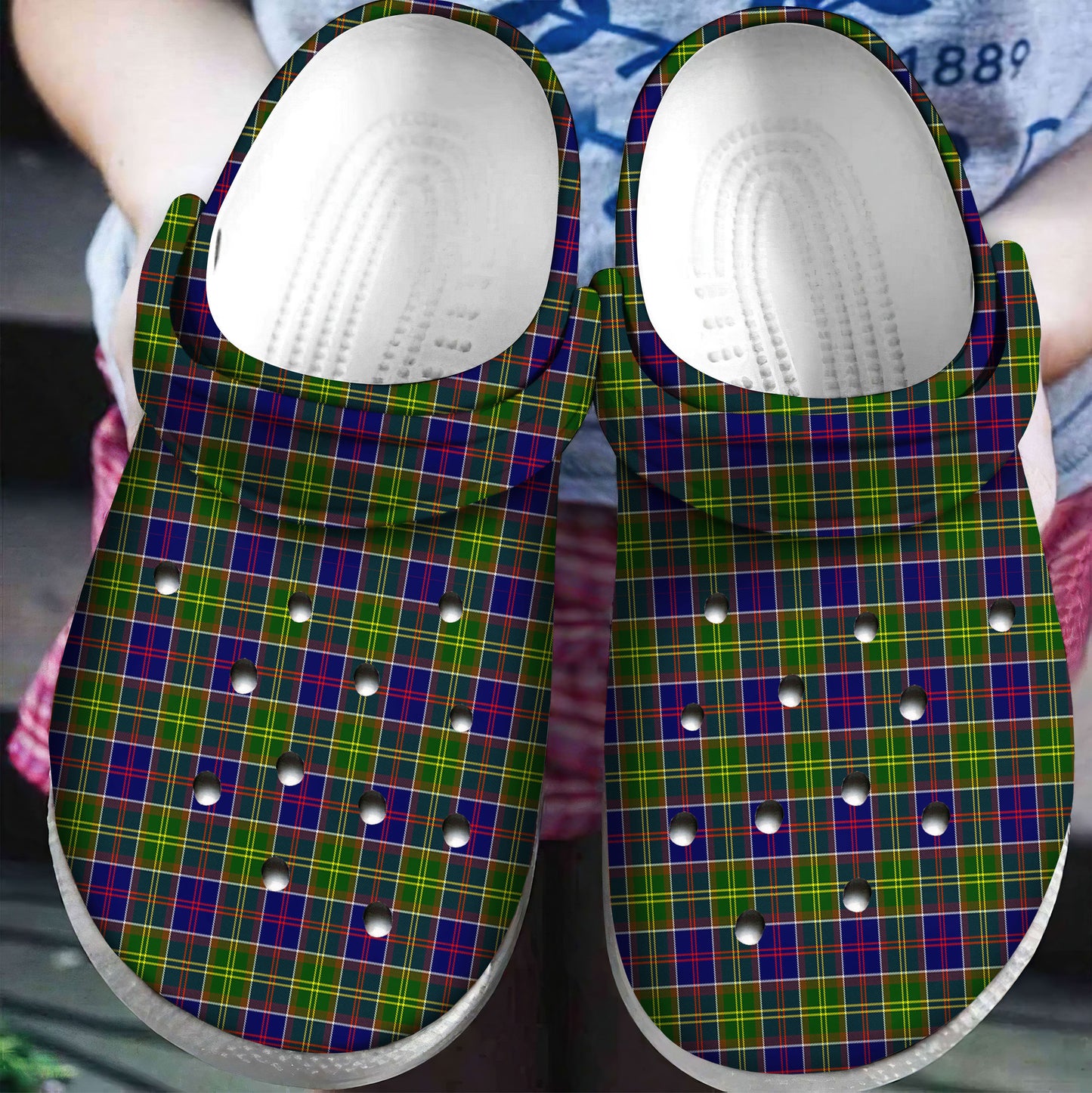 Whitefoord Tartan Plaid Crocs