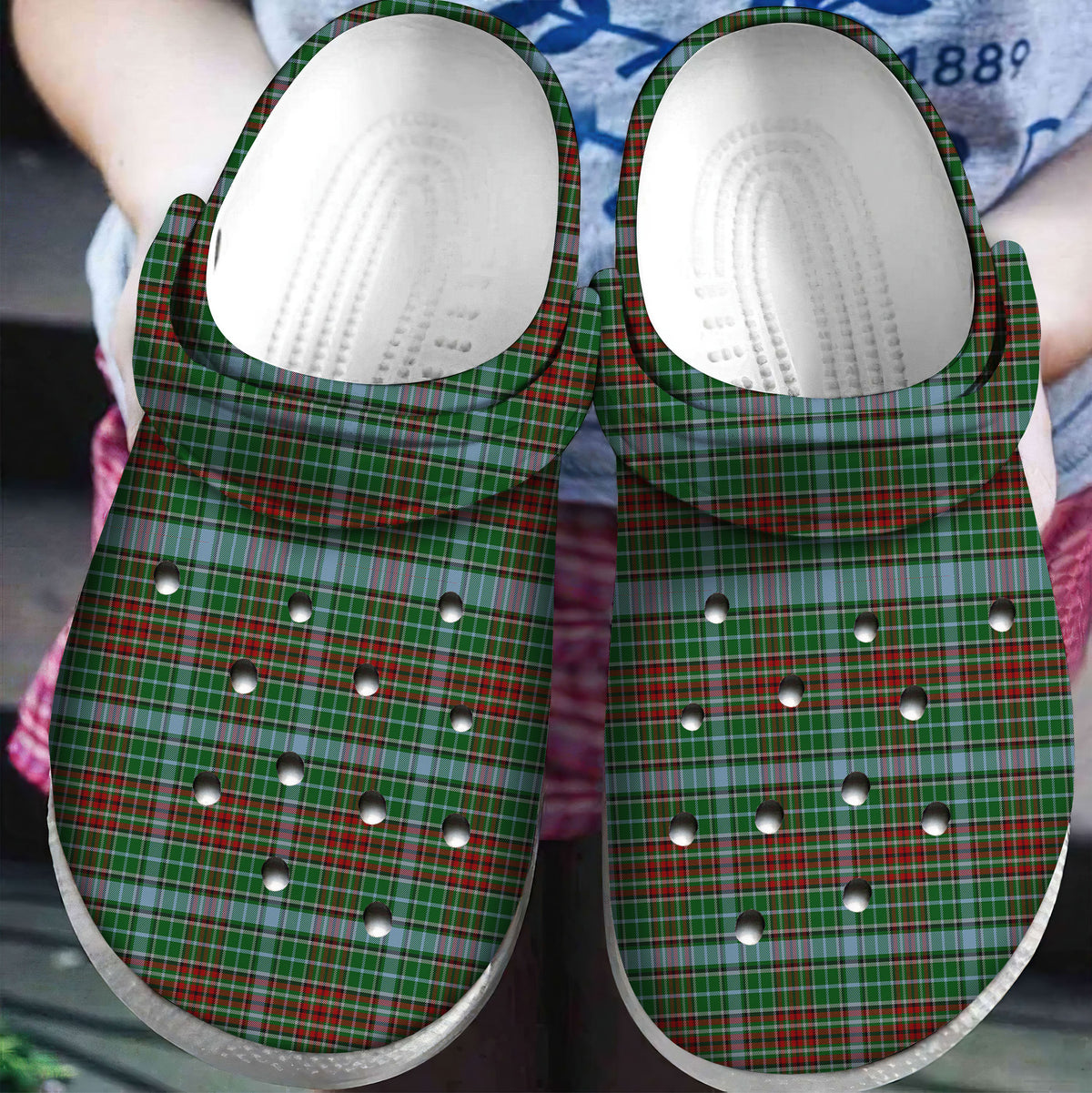 Gayre Tartan Plaid Crocs