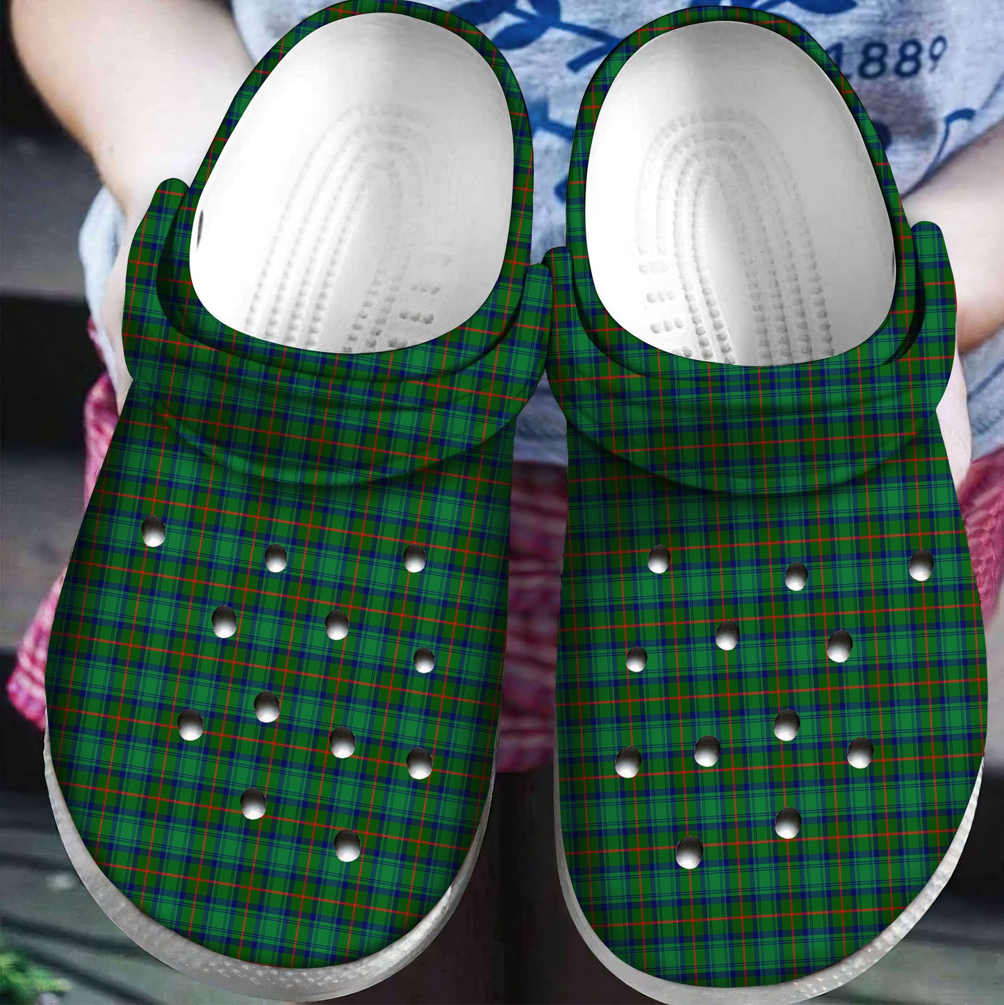 Cranstoun Tartan Plaid Crocs