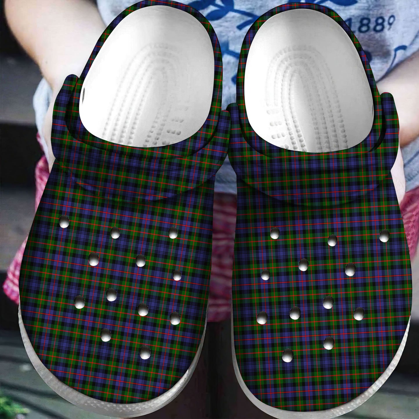 Murray of Atholl Modern Tartan Plaid Crocs