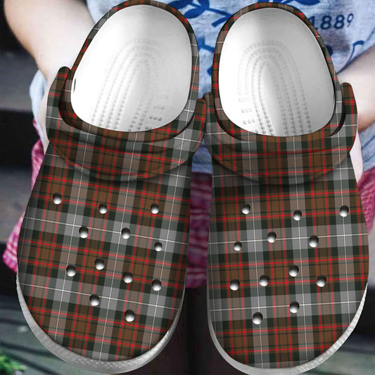 MacRae Hunting Weathered Tartan Plaid Crocs