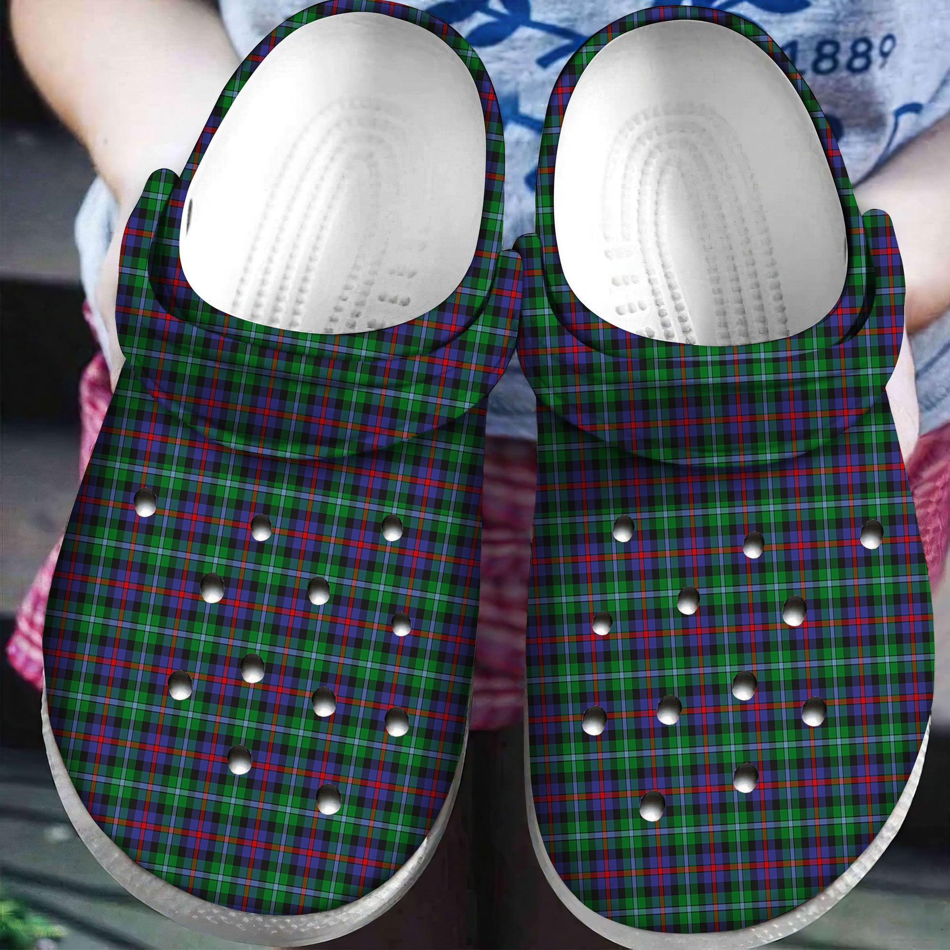 Calder Tartan Plaid Crocs