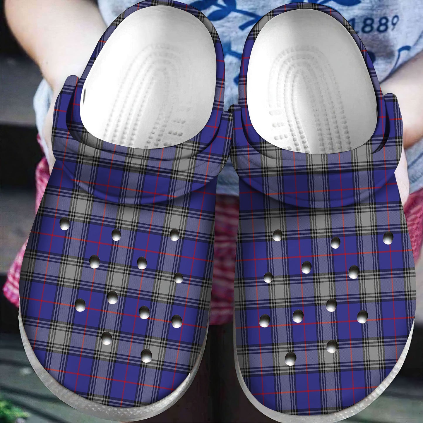 Kinnaird Tartan Plaid Crocs