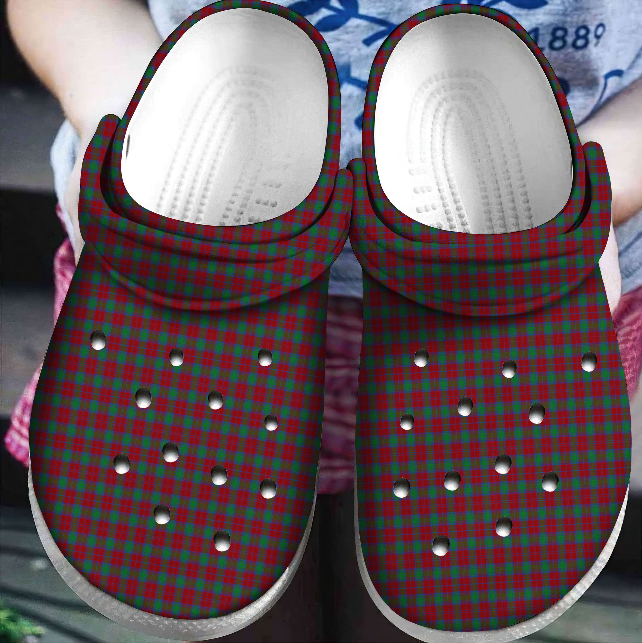 Fotheringham Tartan Plaid Crocs