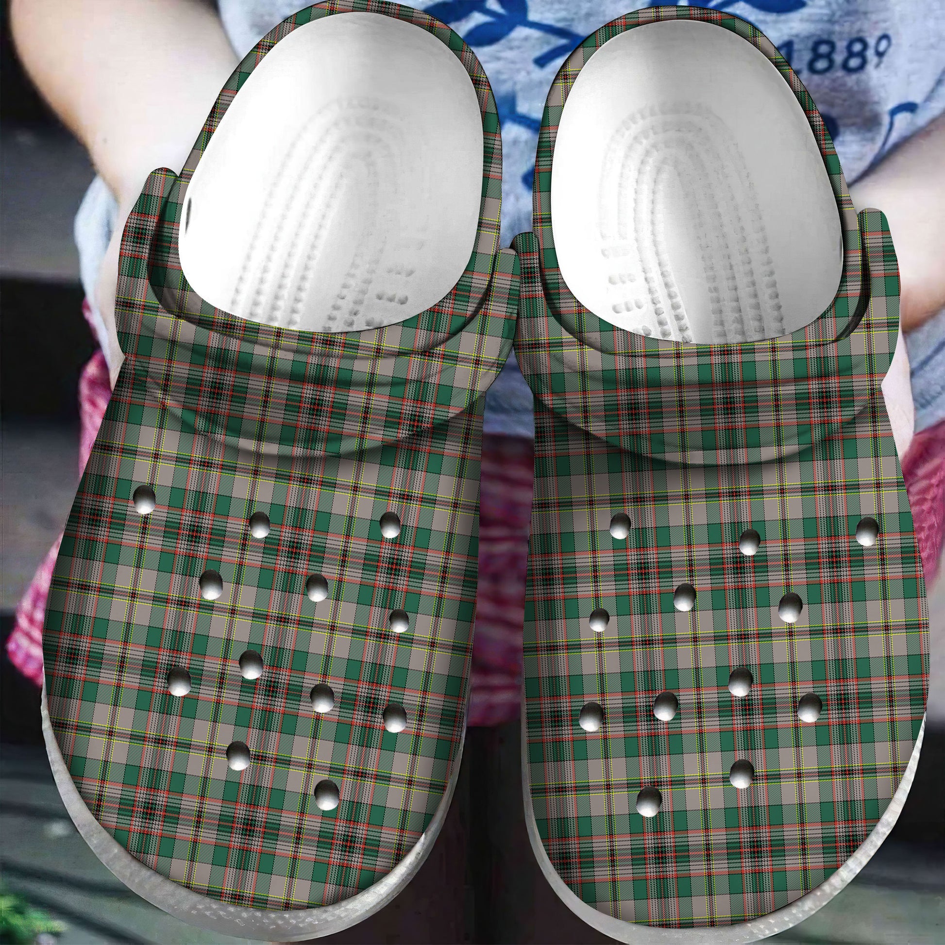 Craig Ancient Tartan Plaid Crocs