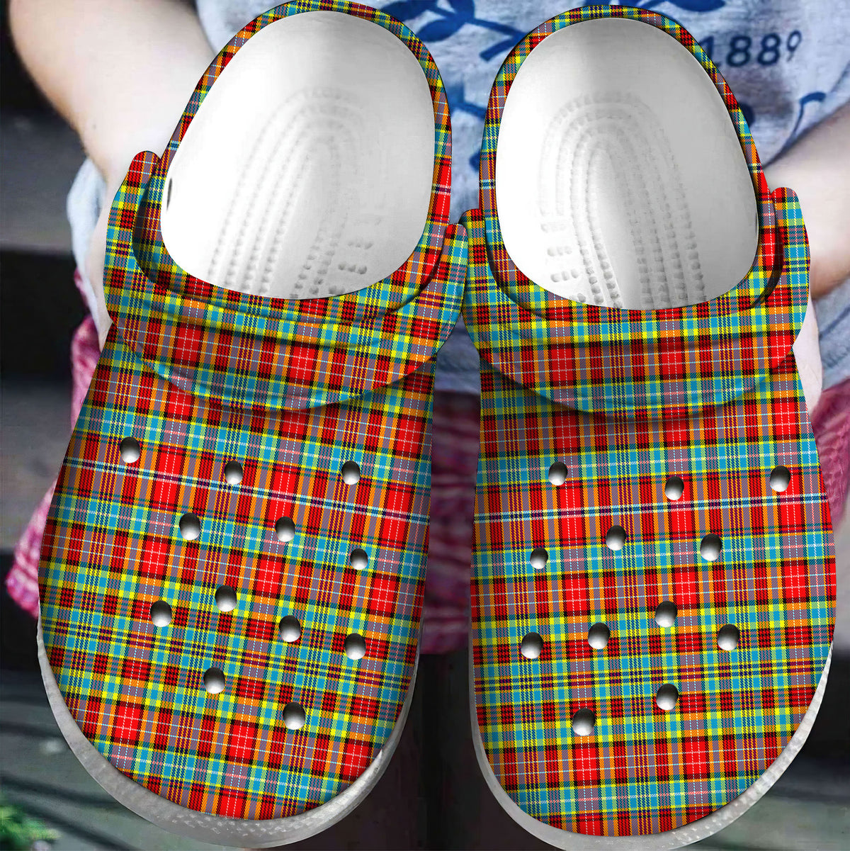 Ogilvie Tartan Plaid Crocs