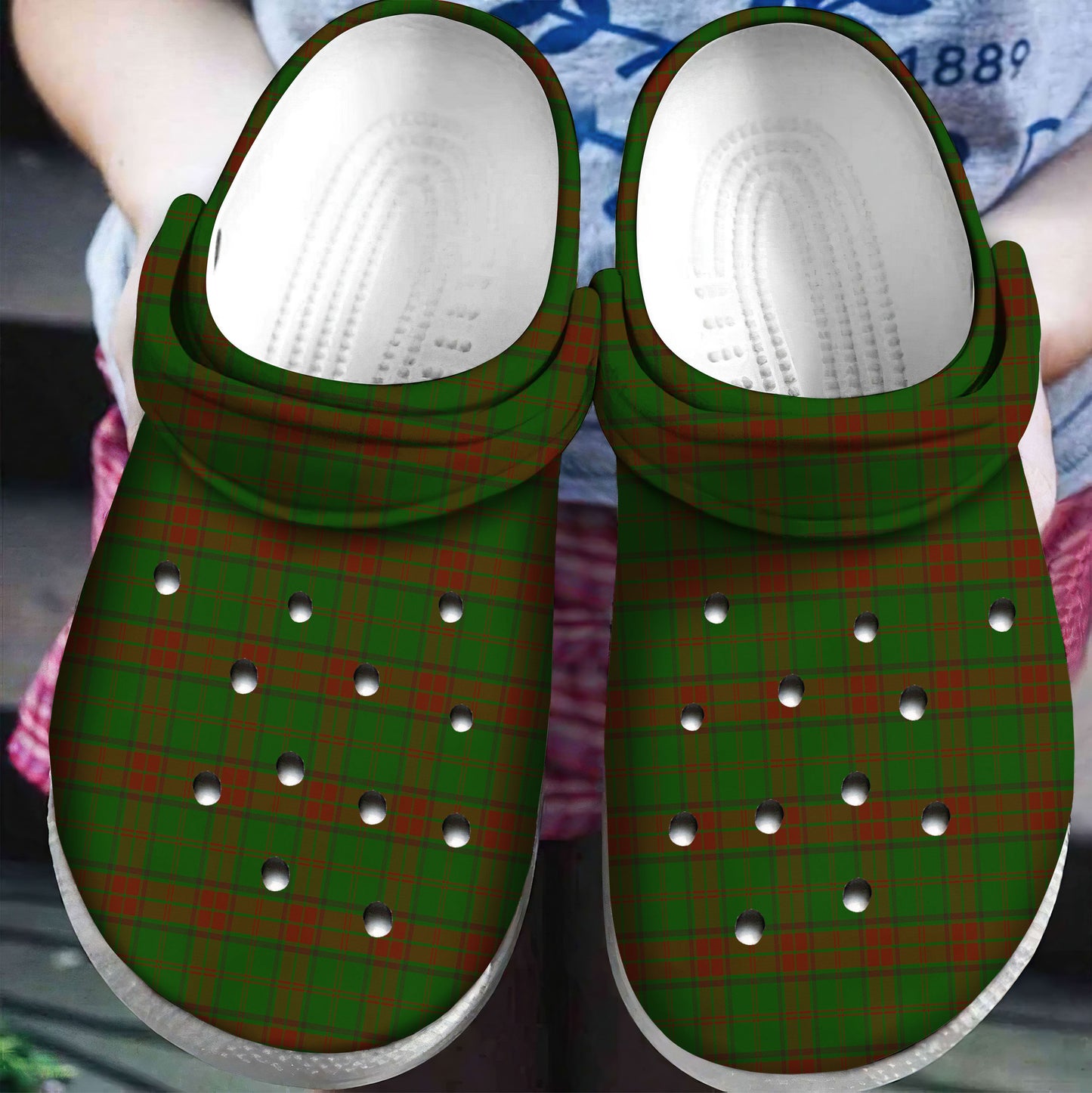 Maxwell Hunting Tartan Plaid Crocs