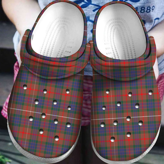 Fraser Hunting Modern Tartan Plaid Crocs