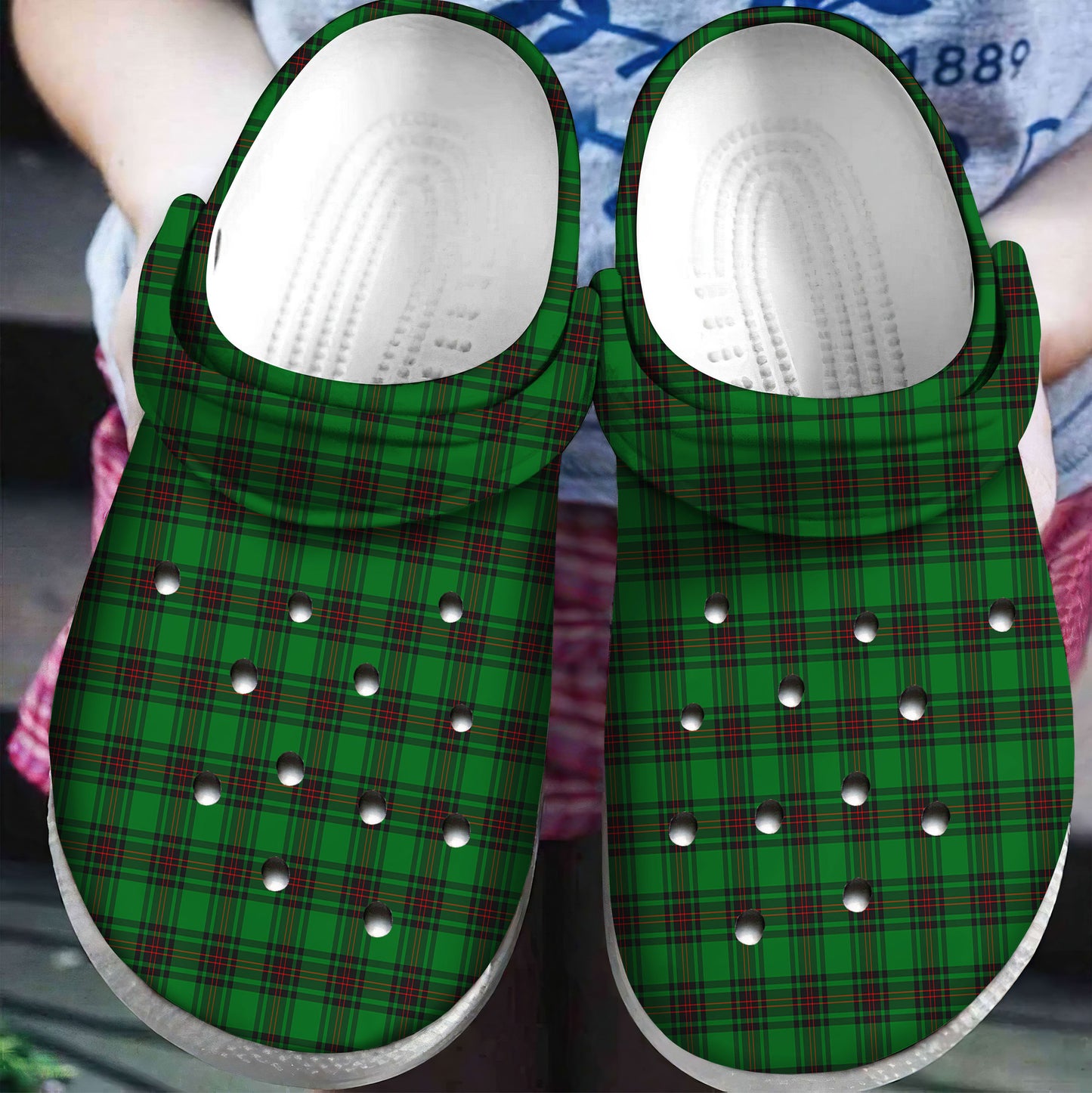 Lundin Tartan Plaid Crocs