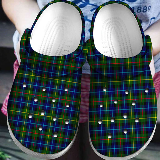 Smith Modern Tartan Plaid Crocs