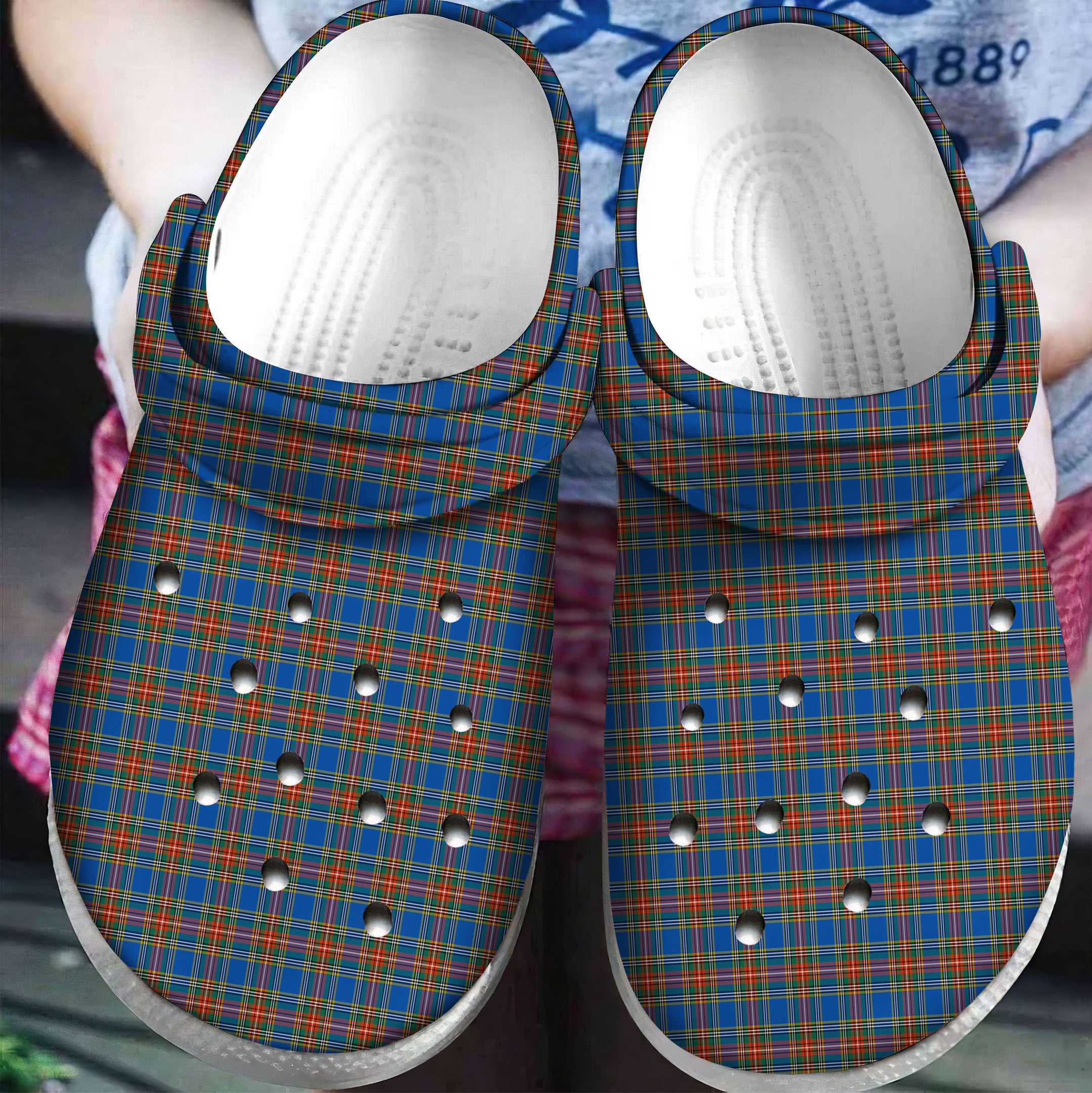 MacBeth Ancient Tartan Plaid Crocs