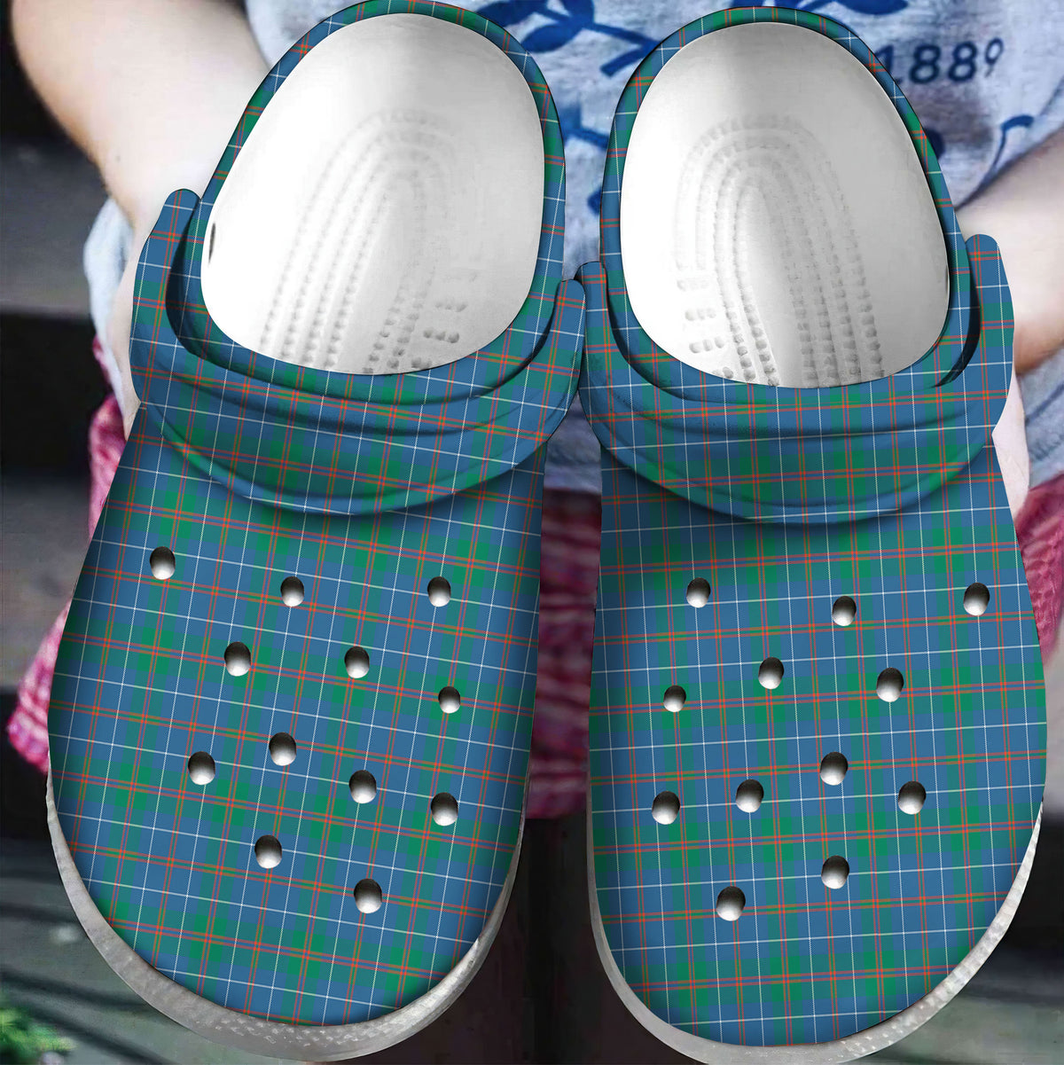 MacHardy Ancient Tartan Plaid Crocs