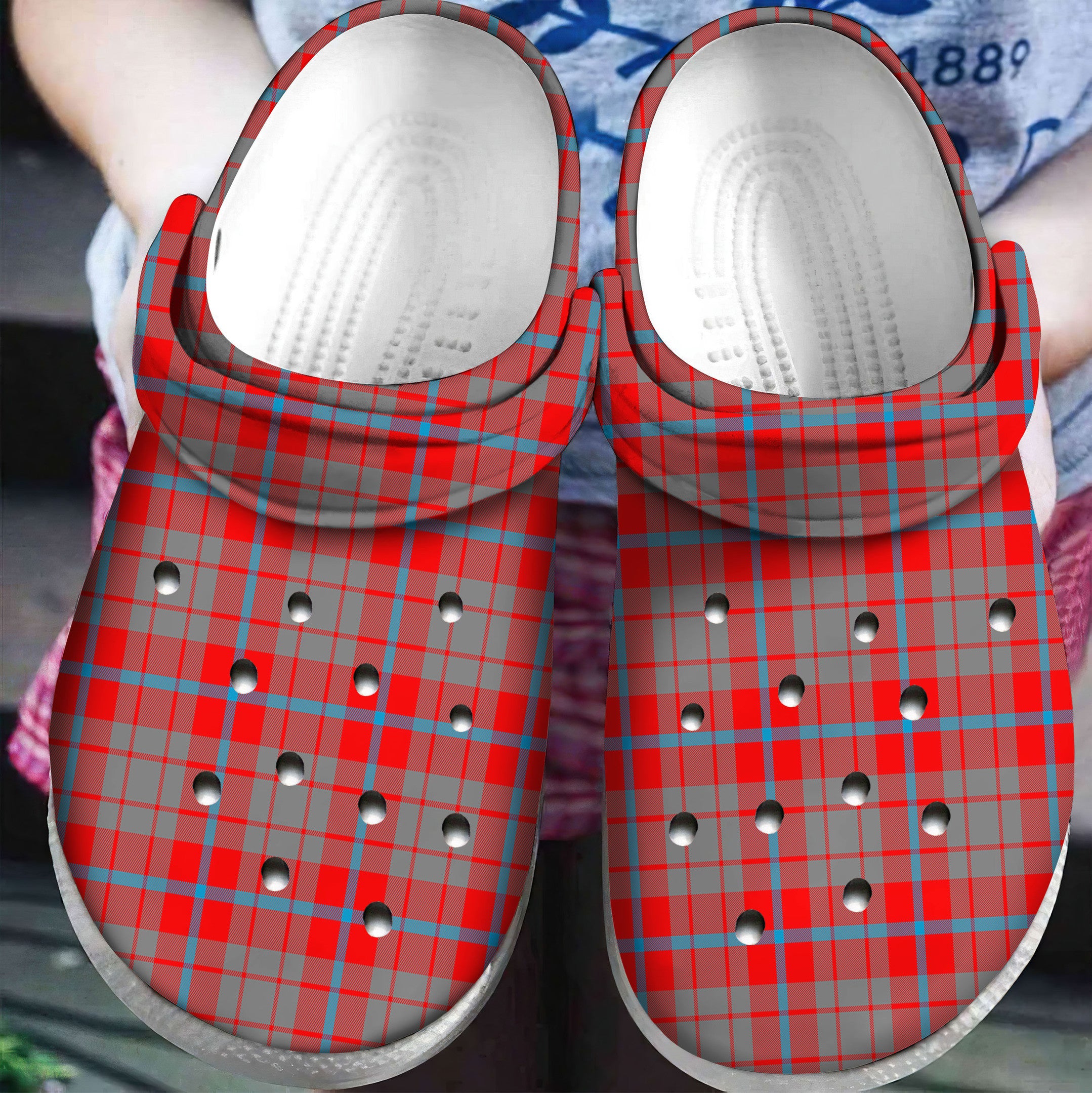 Moubray Tartan Plaid Crocs