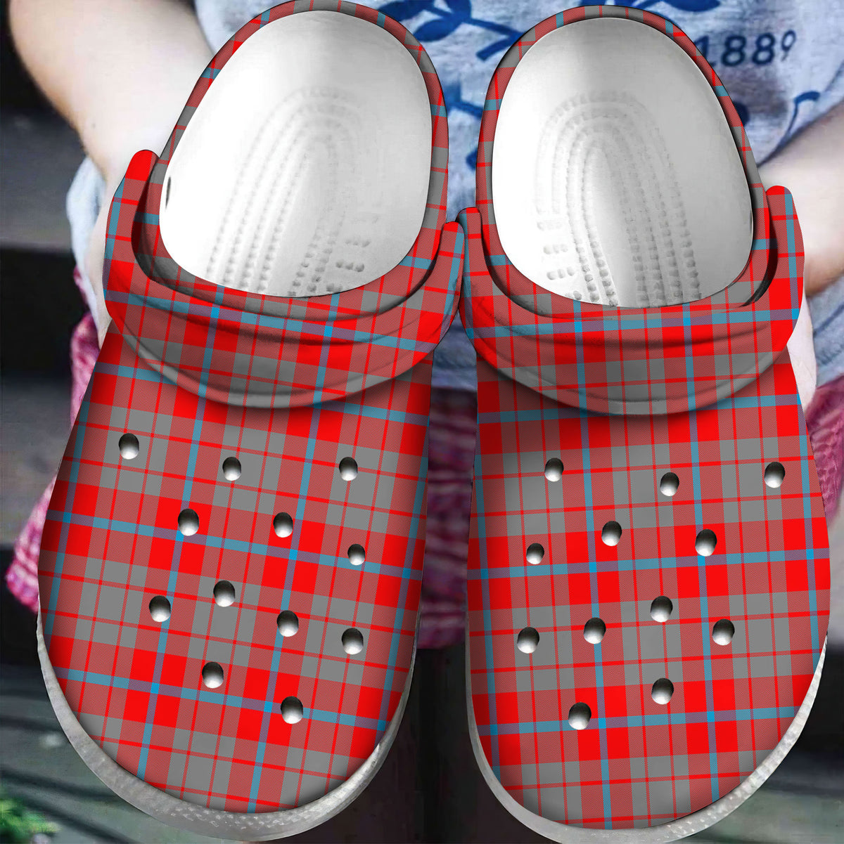 Moubray Tartan Plaid Crocs
