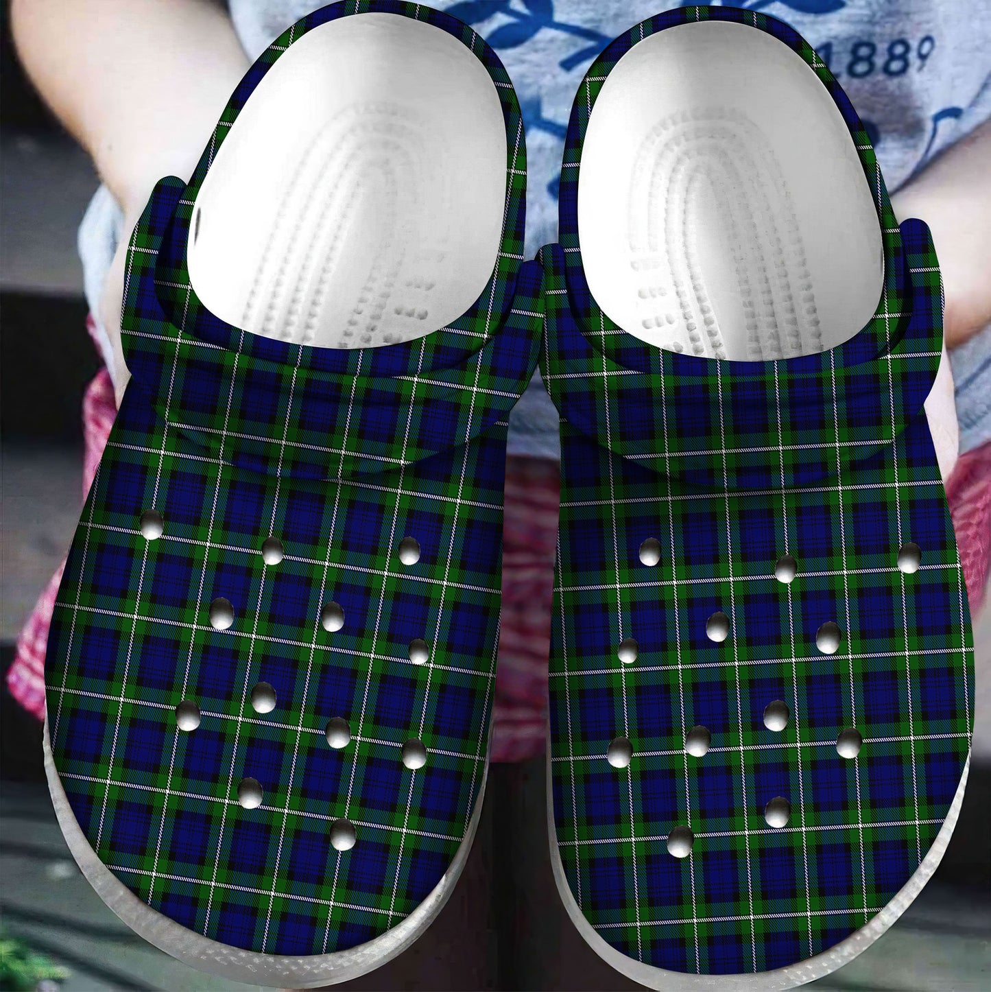 Meldrum Forbes Tartan Plaid Crocs