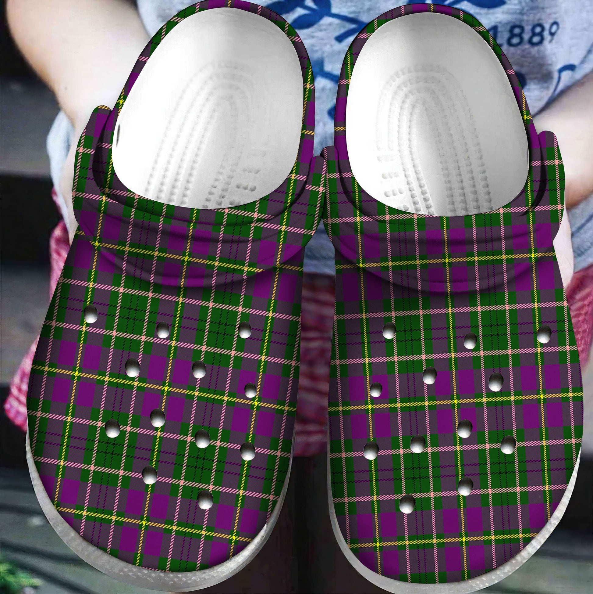 Taylor Tartan Plaid Crocs