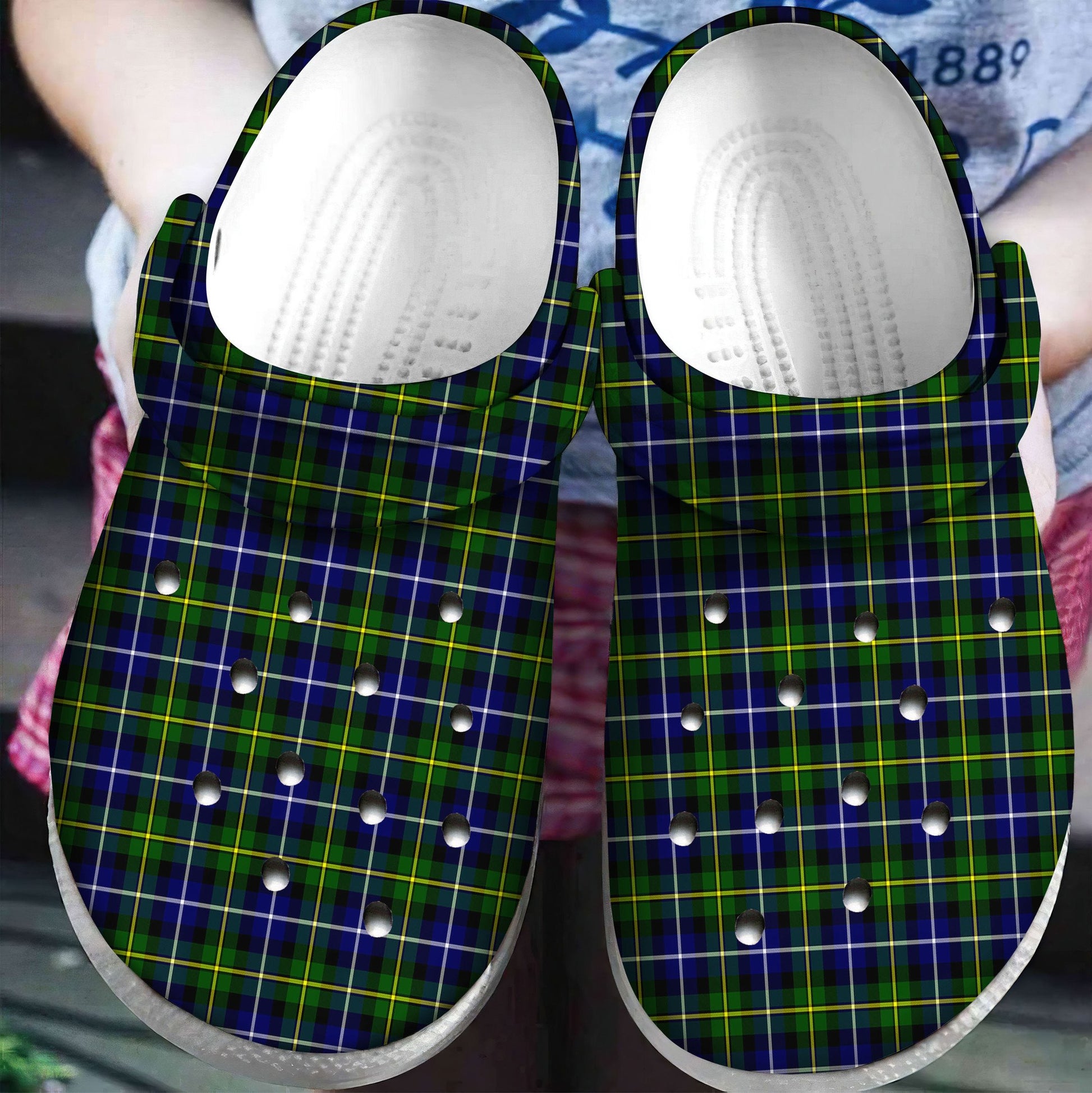 MacNeil of Barra Modern Tartan Plaid Crocs