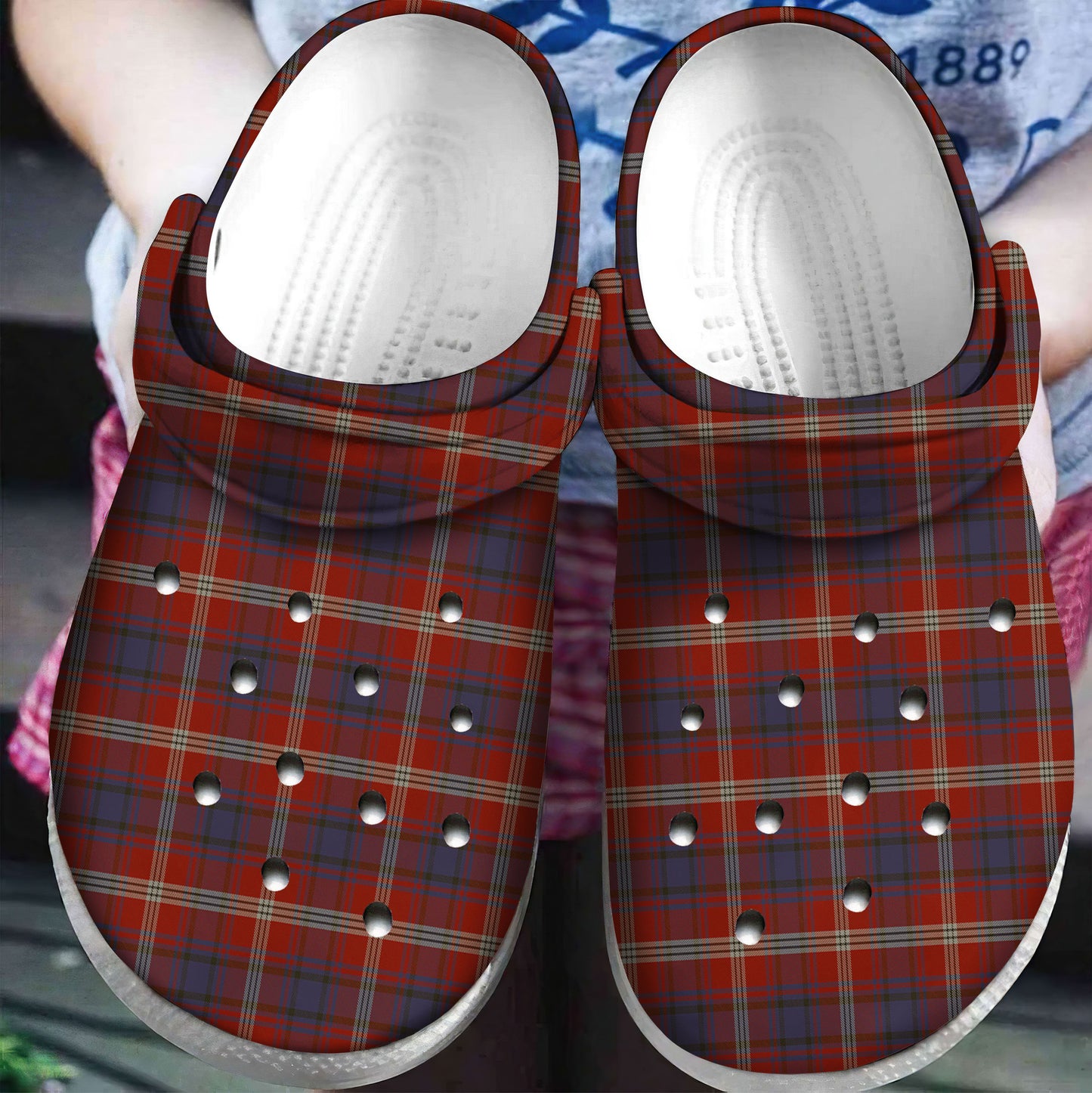 Ainslie Tartan Plaid Crocs