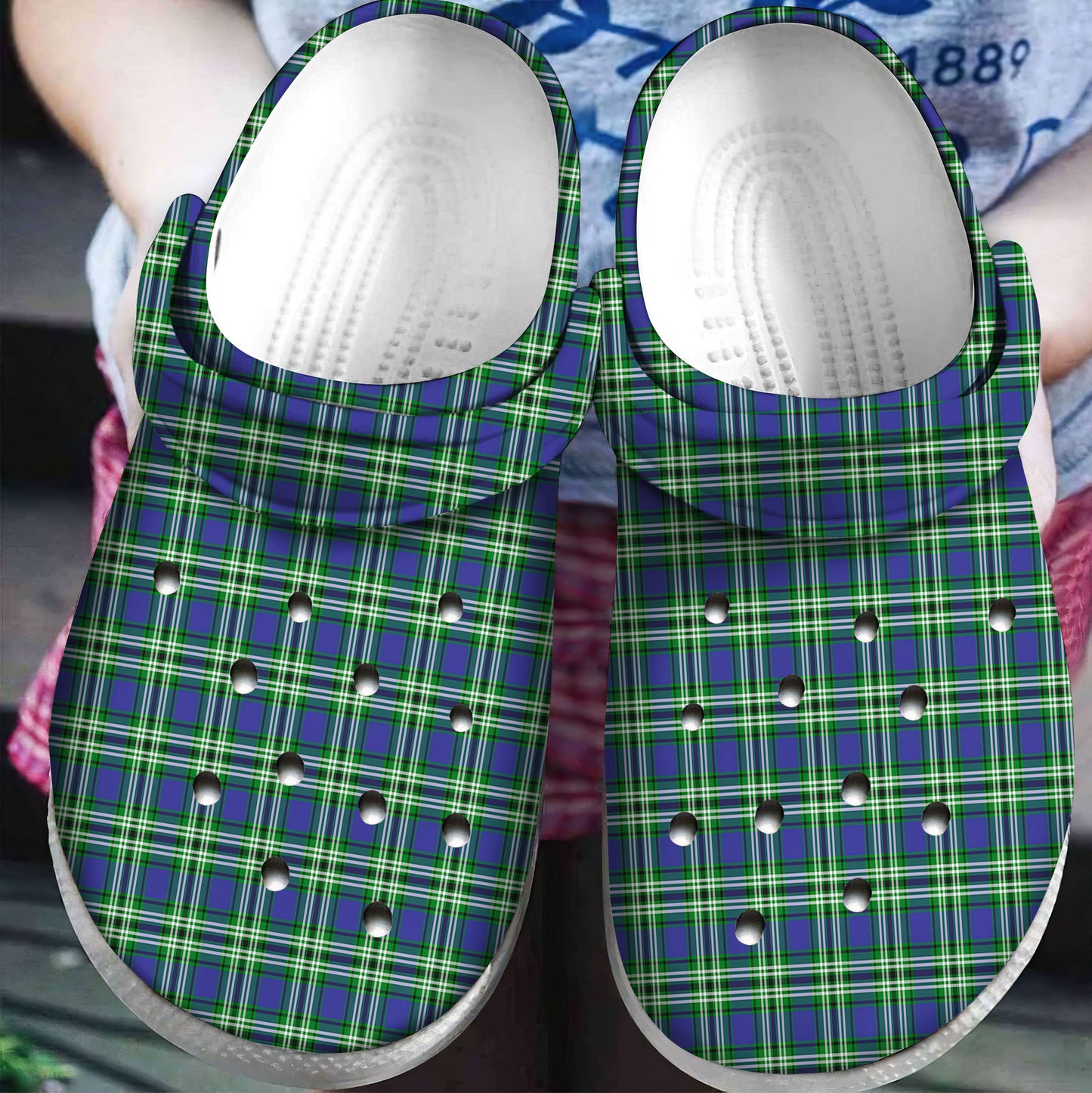 Learmonth Tartan Plaid Crocs