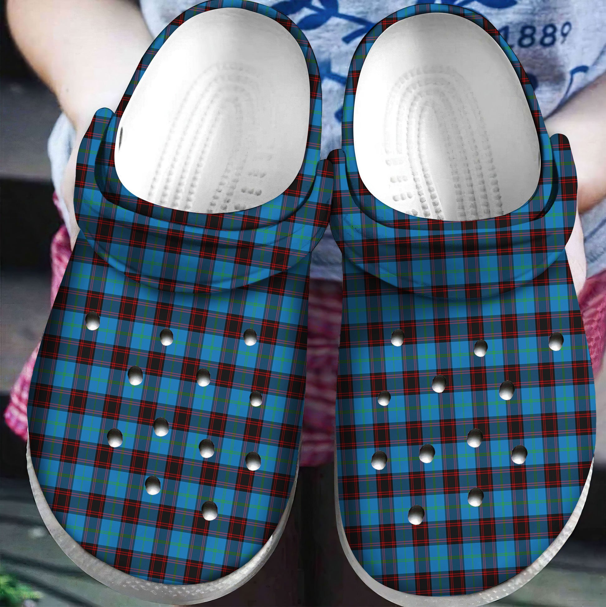 Home Ancient Tartan Plaid Crocs