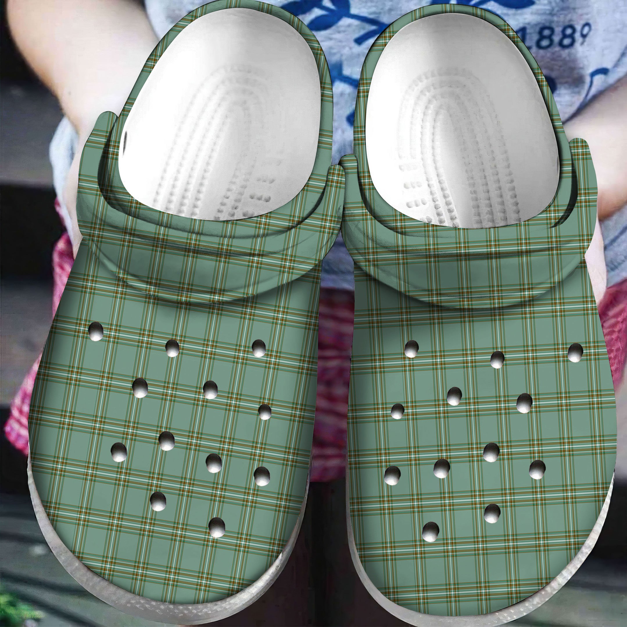Kelly Dress Tartan Plaid Crocs