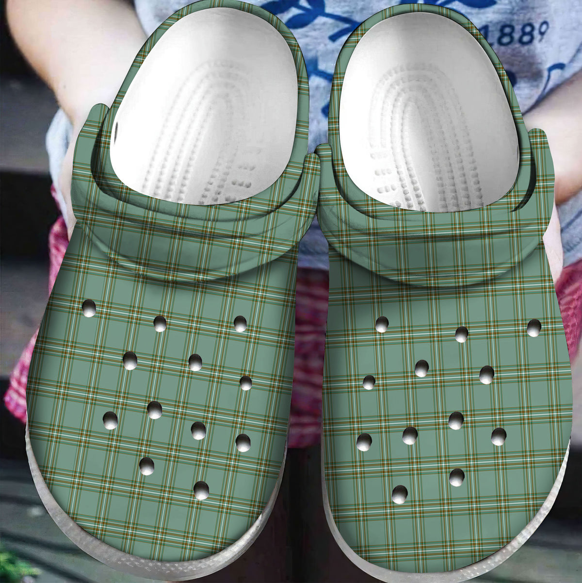Kelly Dress Tartan Plaid Crocs