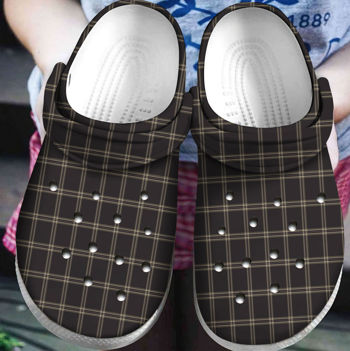 Eternity Tartan Plaid Crocs