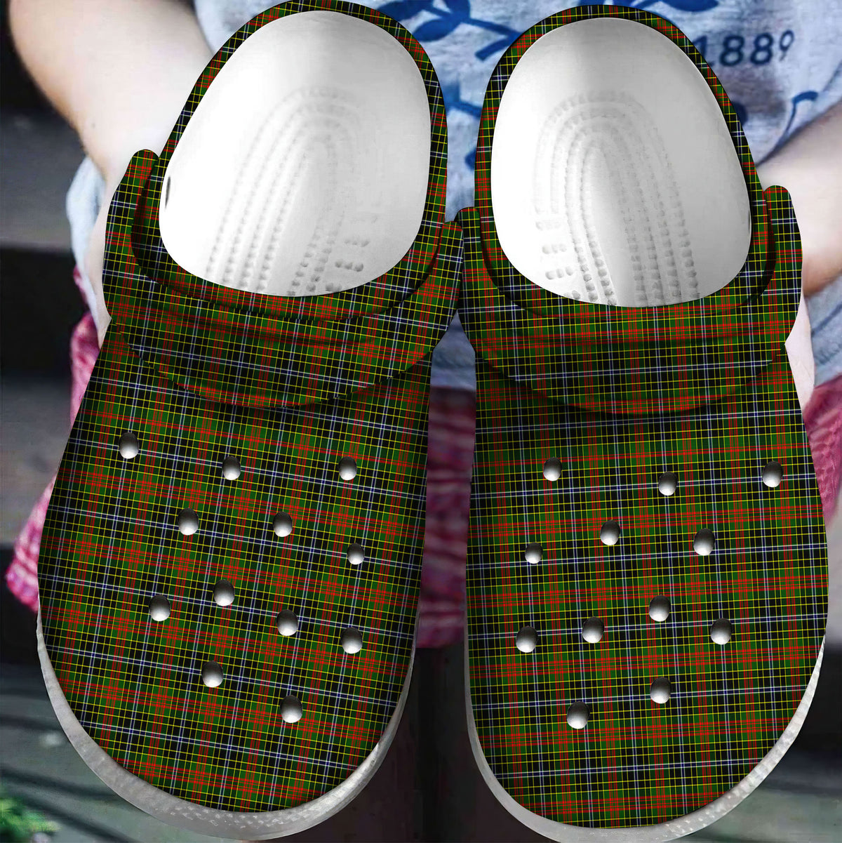 Brisbane Tartan Plaid Crocs