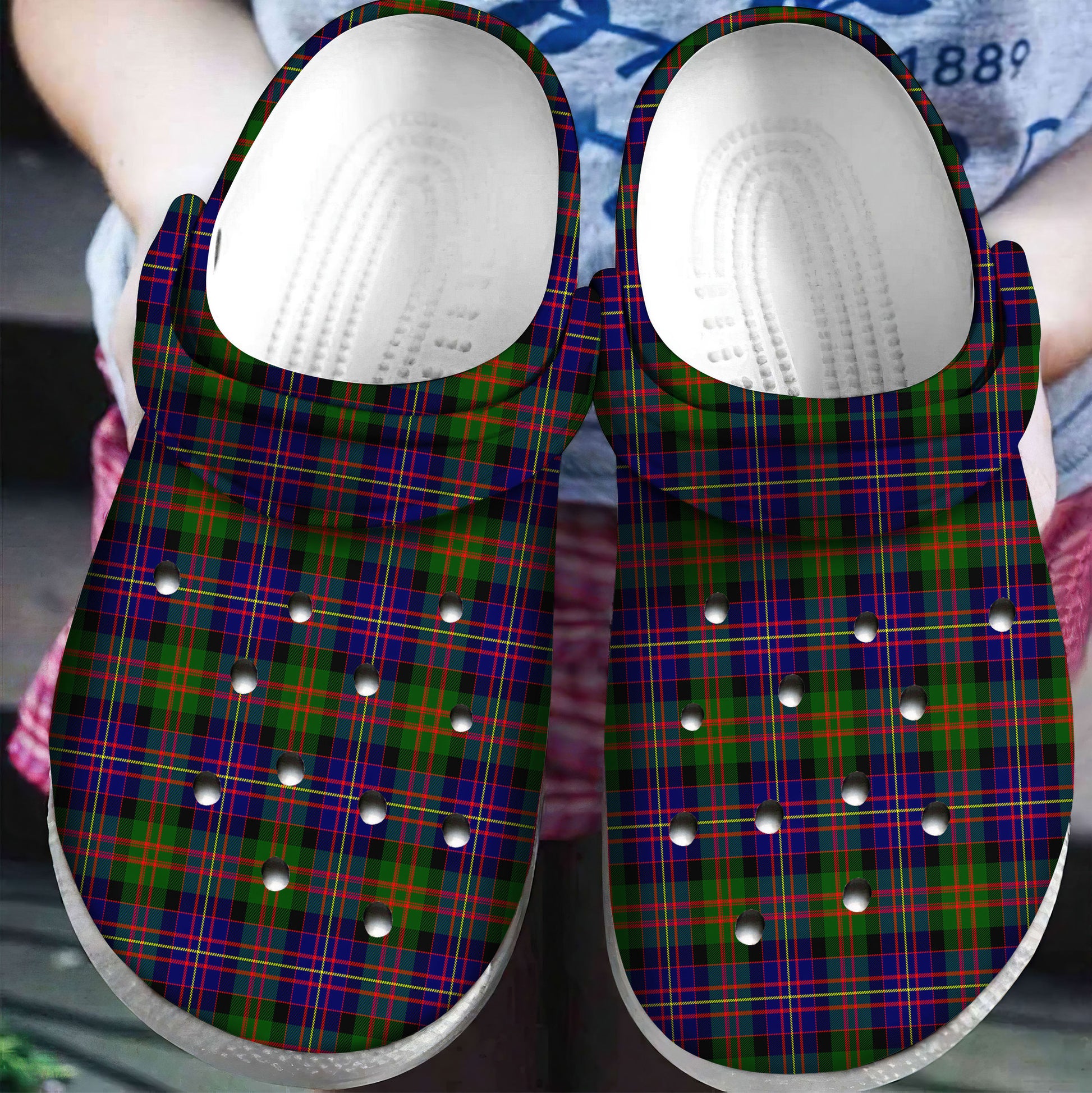 Cameron of Erracht Modern Tartan Plaid Crocs